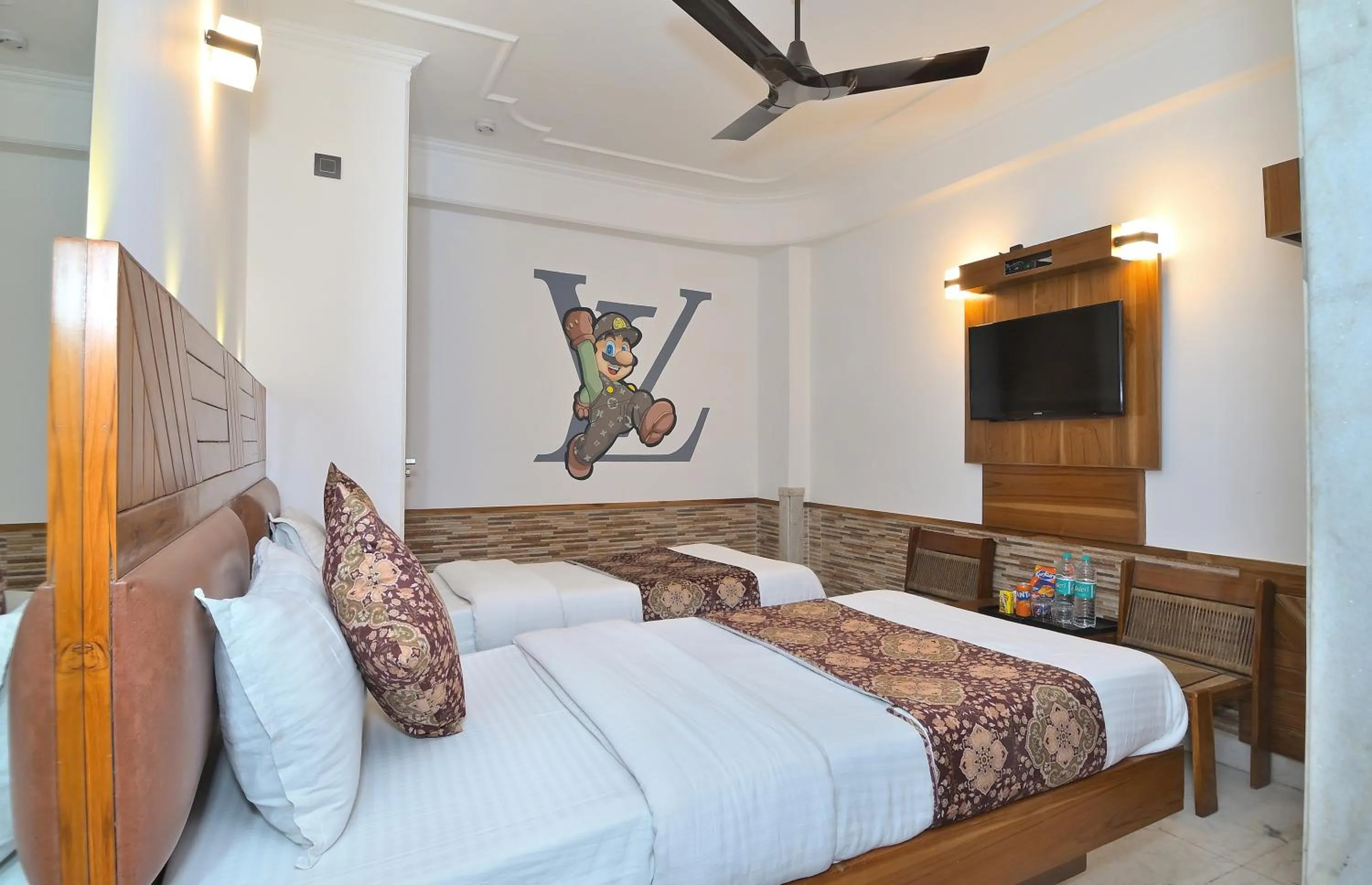 Photo of the whole room, Bed in Hotel Cottage Yes Please New Delhi