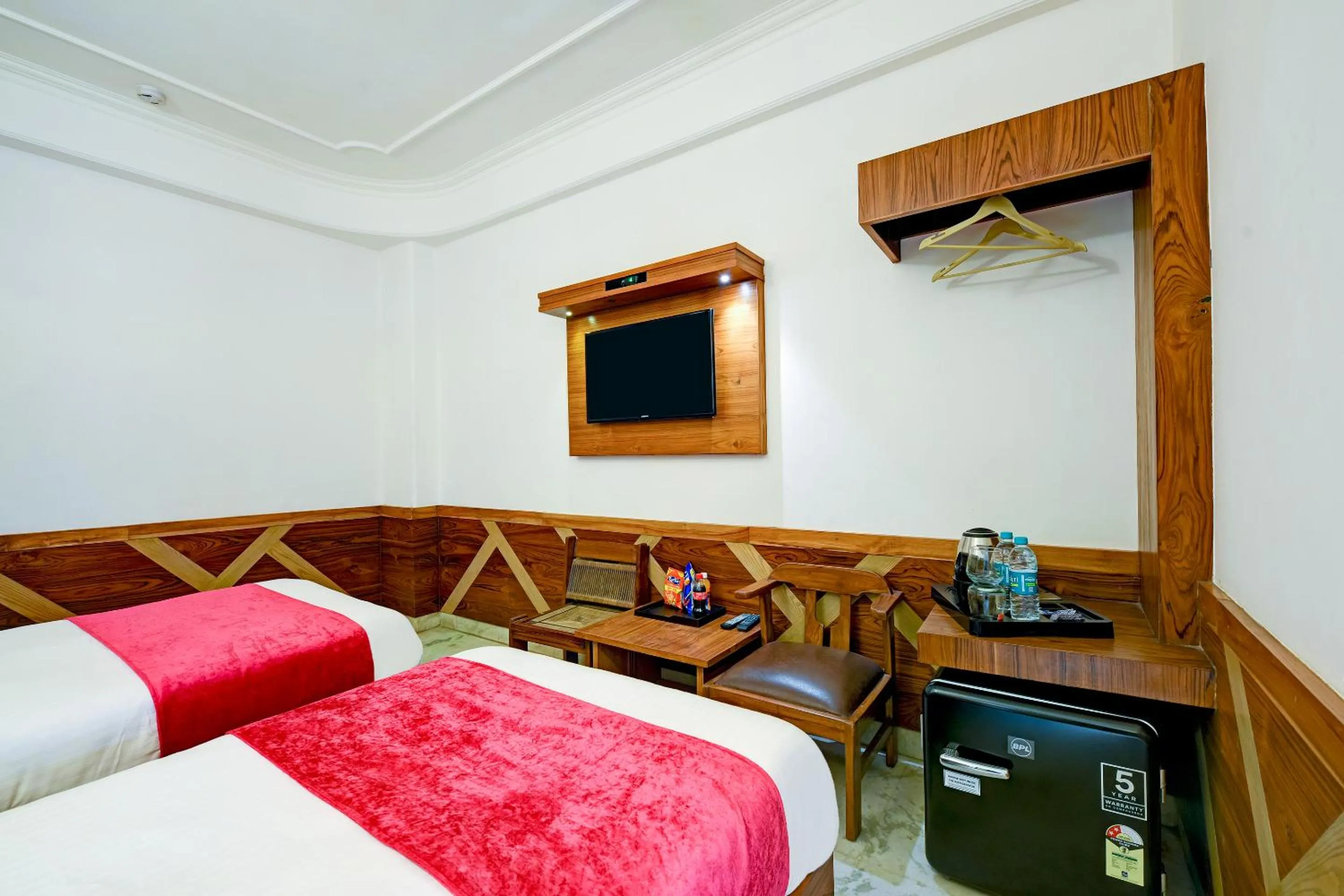 Bedroom, Bed in Hotel Cottage Yes Please New Delhi