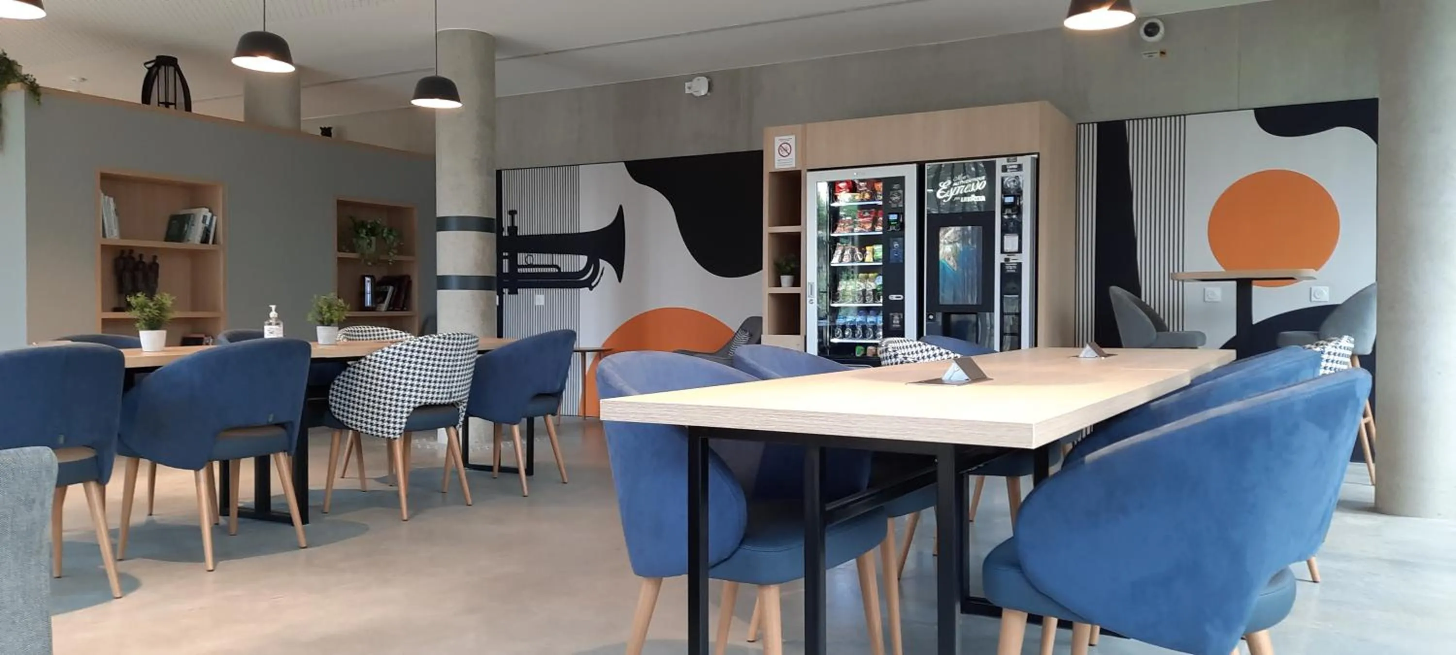 Living room in Appart Hotel Odalys City Toulouse Blagnac Aéroport