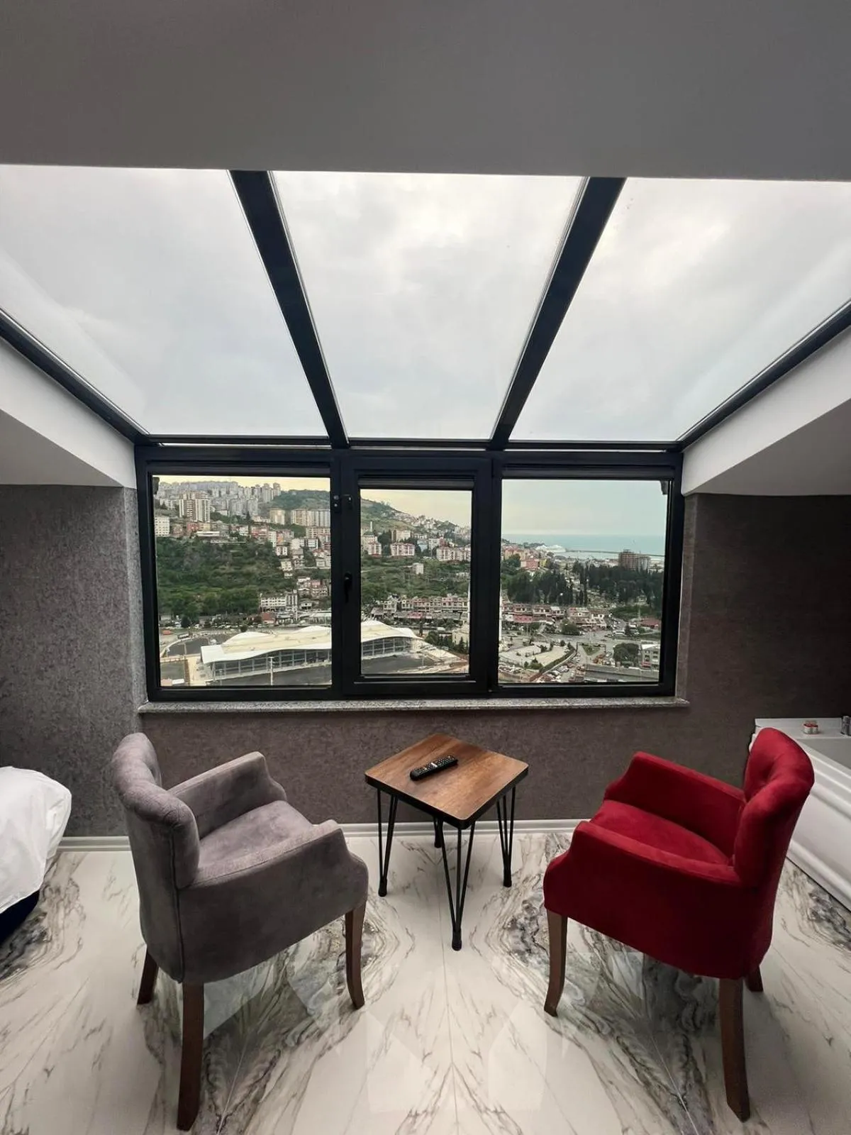 Seating area in Melissa Suite