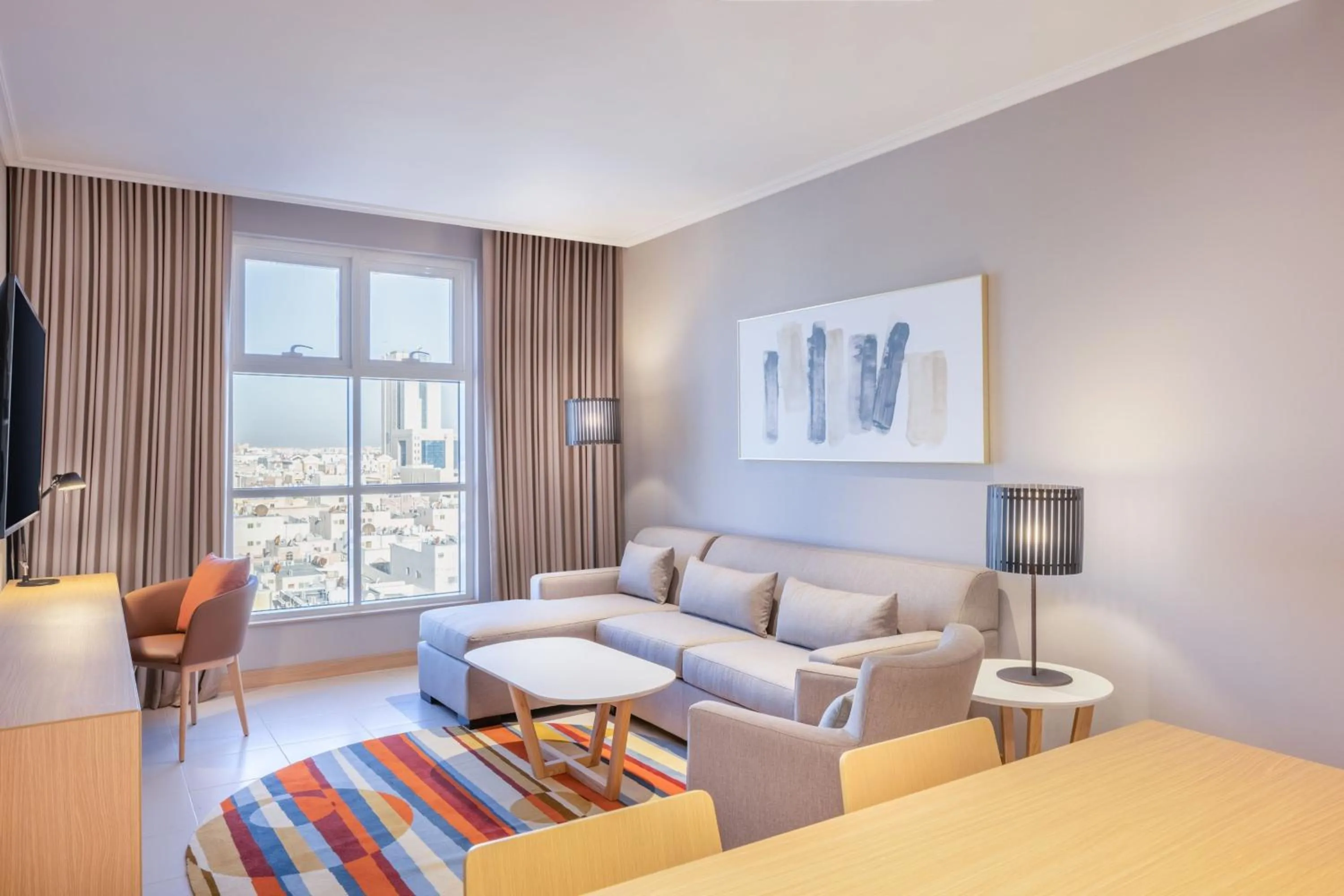 Living room, Bed in Residence Inn by Marriott Dammam