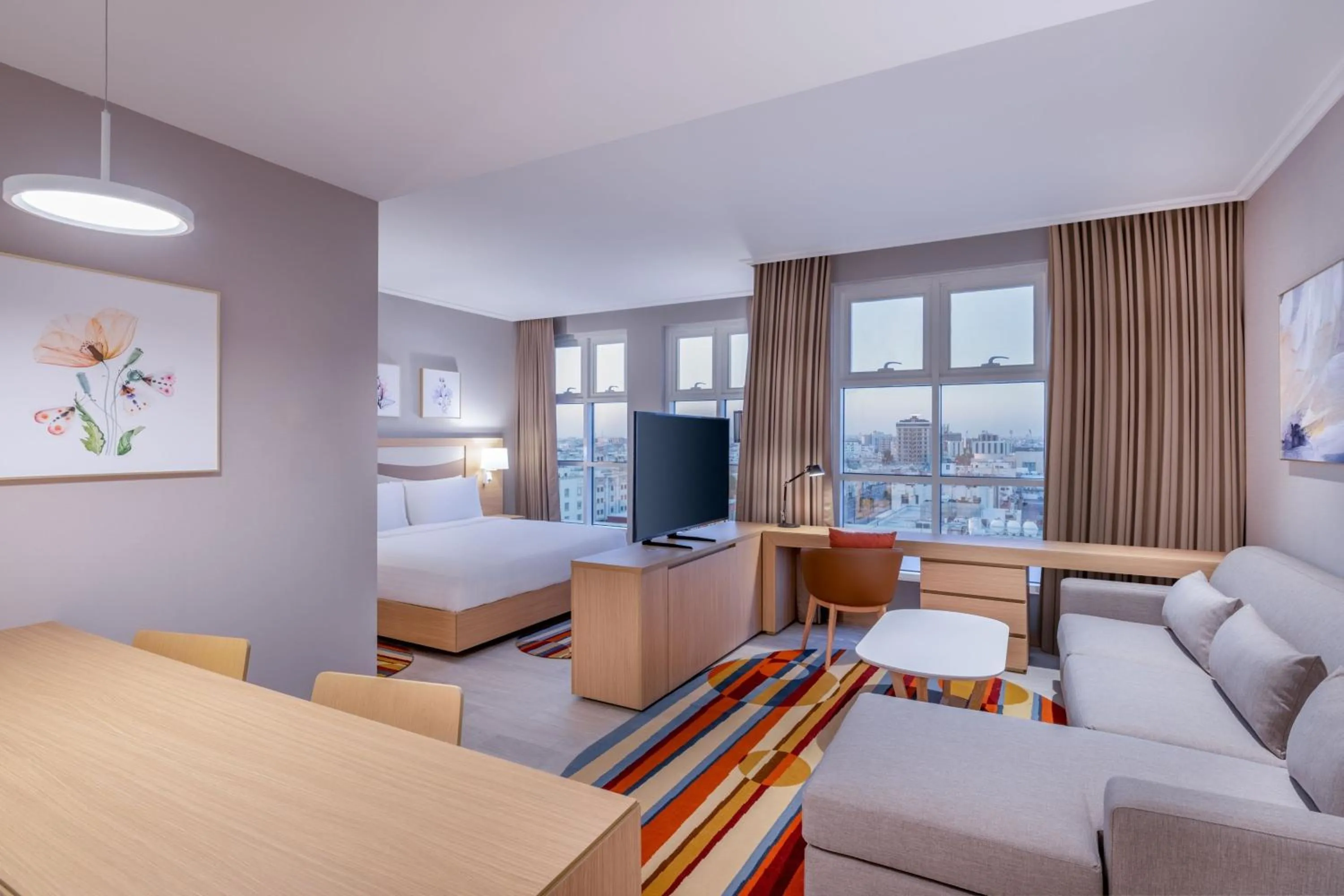 Bedroom, Bed in Residence Inn by Marriott Dammam