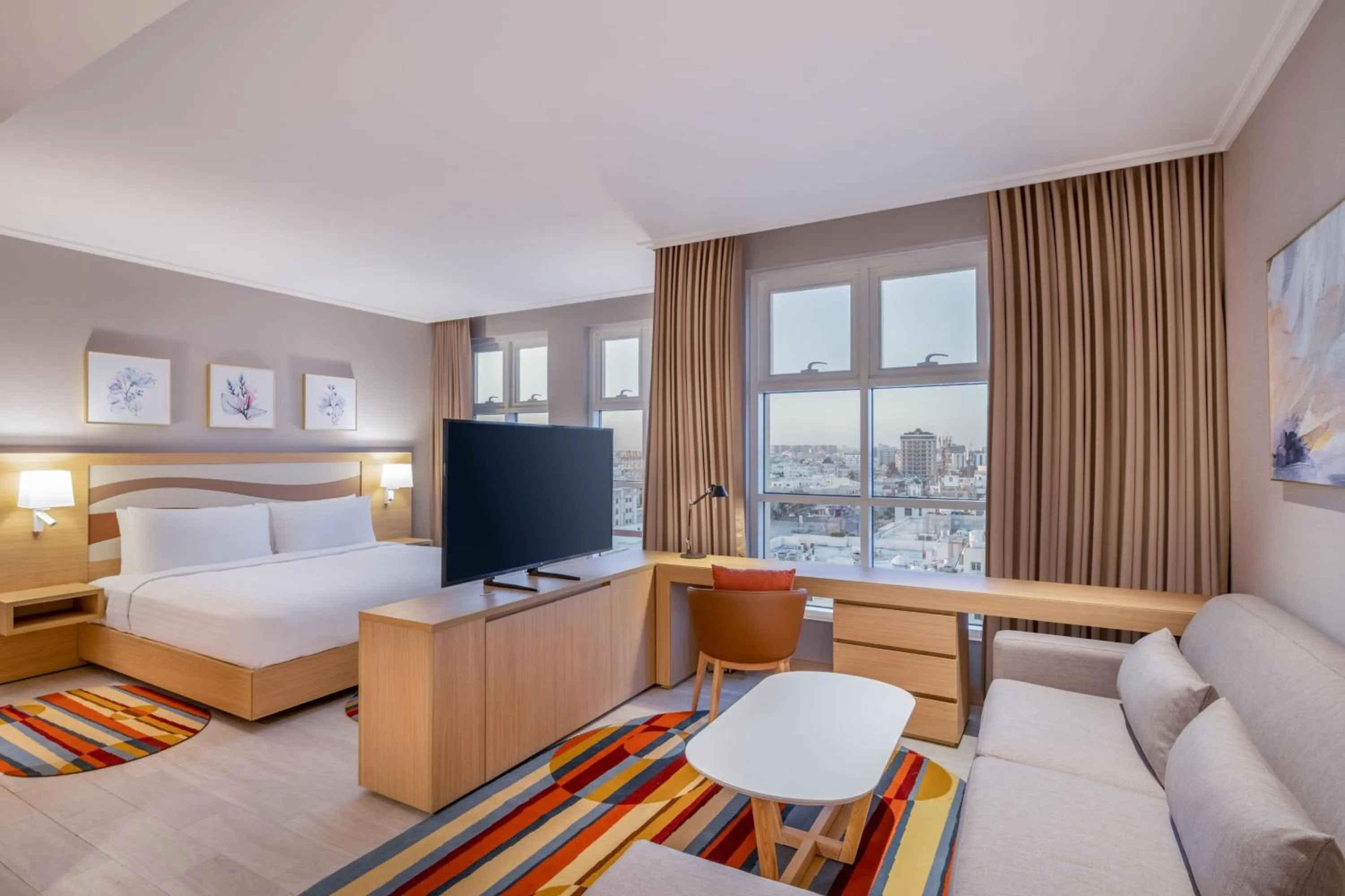 Bedroom, Bed in Residence Inn by Marriott Dammam