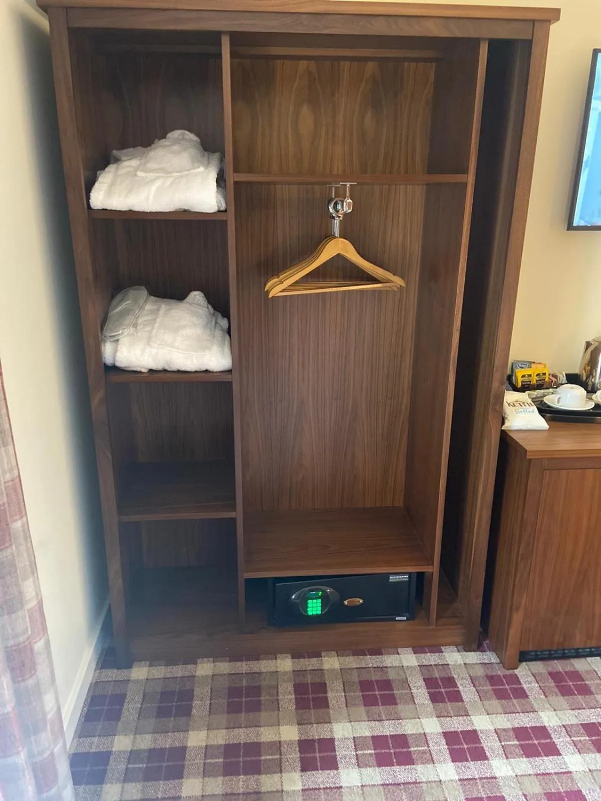 wardrobe in Scone Arms Hotel