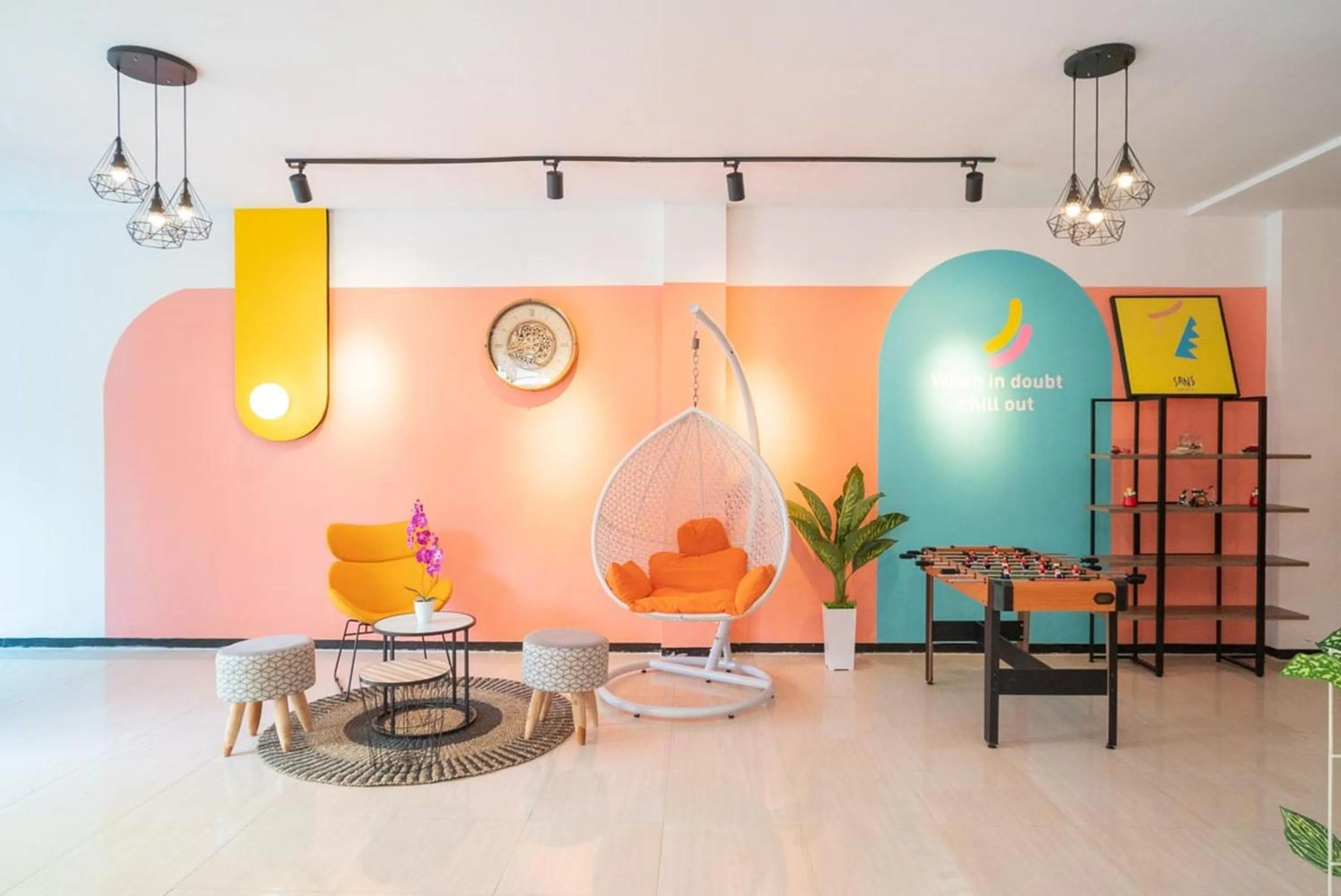 Lobby or reception in Sans Hotel Queen Batu