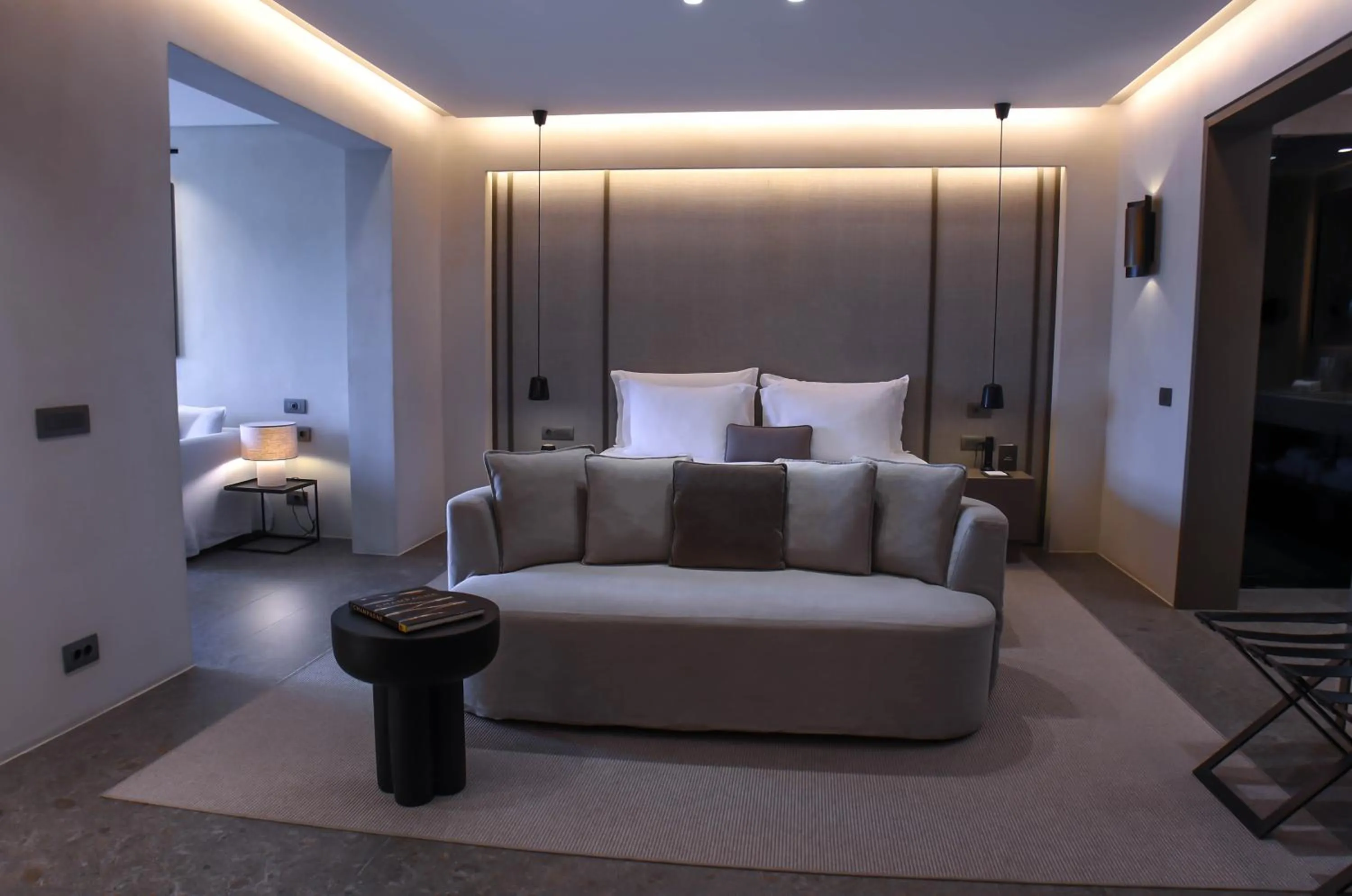 Bed in Noima Boutique Hotel Mykonos