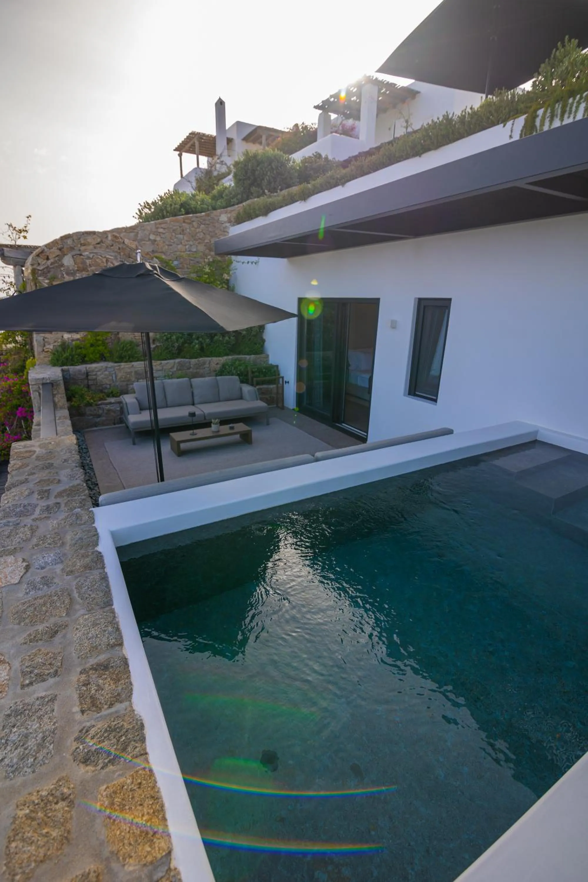 Balcony/Terrace in Noima Boutique Hotel Mykonos
