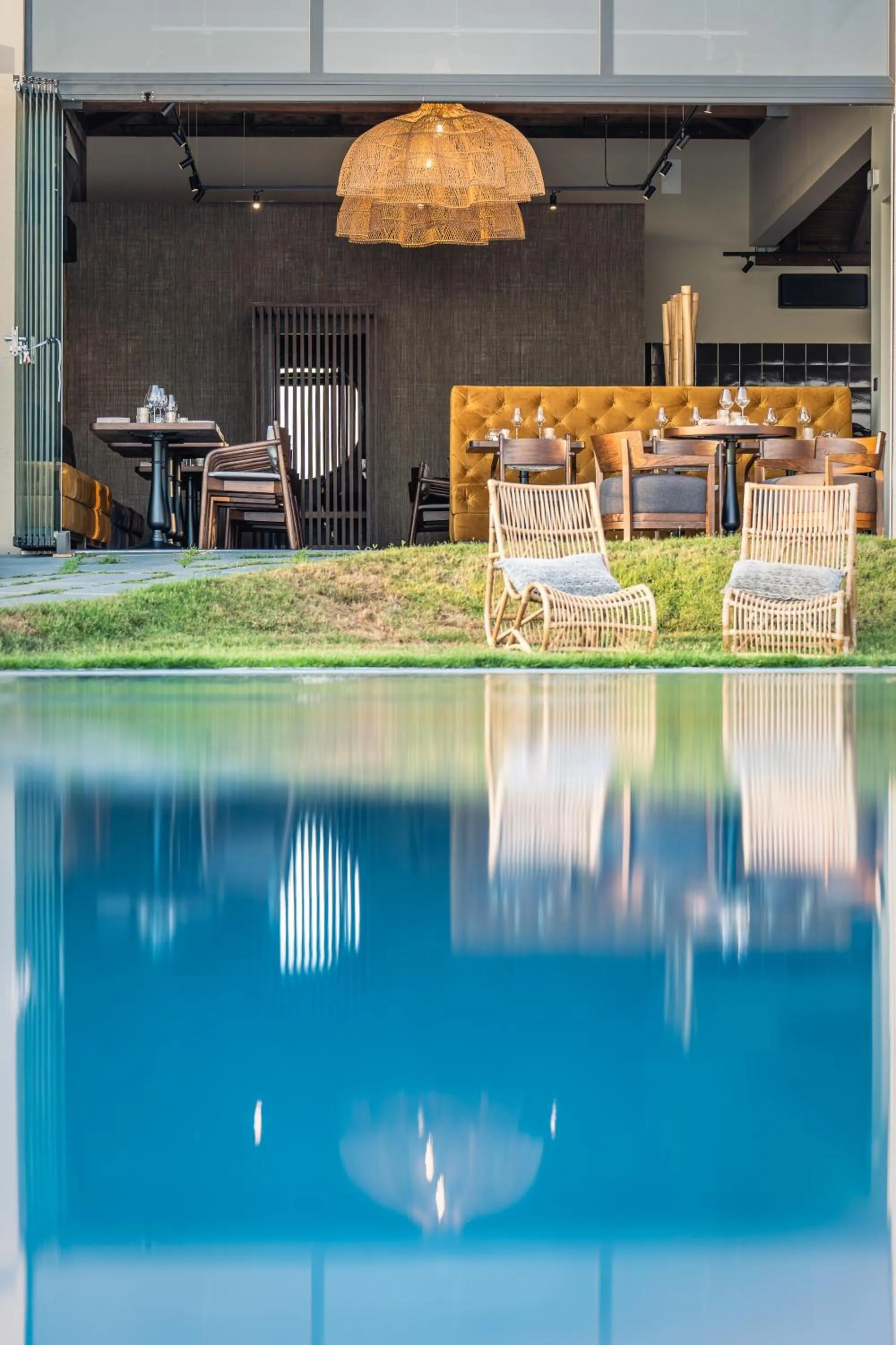 Patio in Hang Loose Cottage Hotel & Resort 4 stelle Gizzeria Calabria