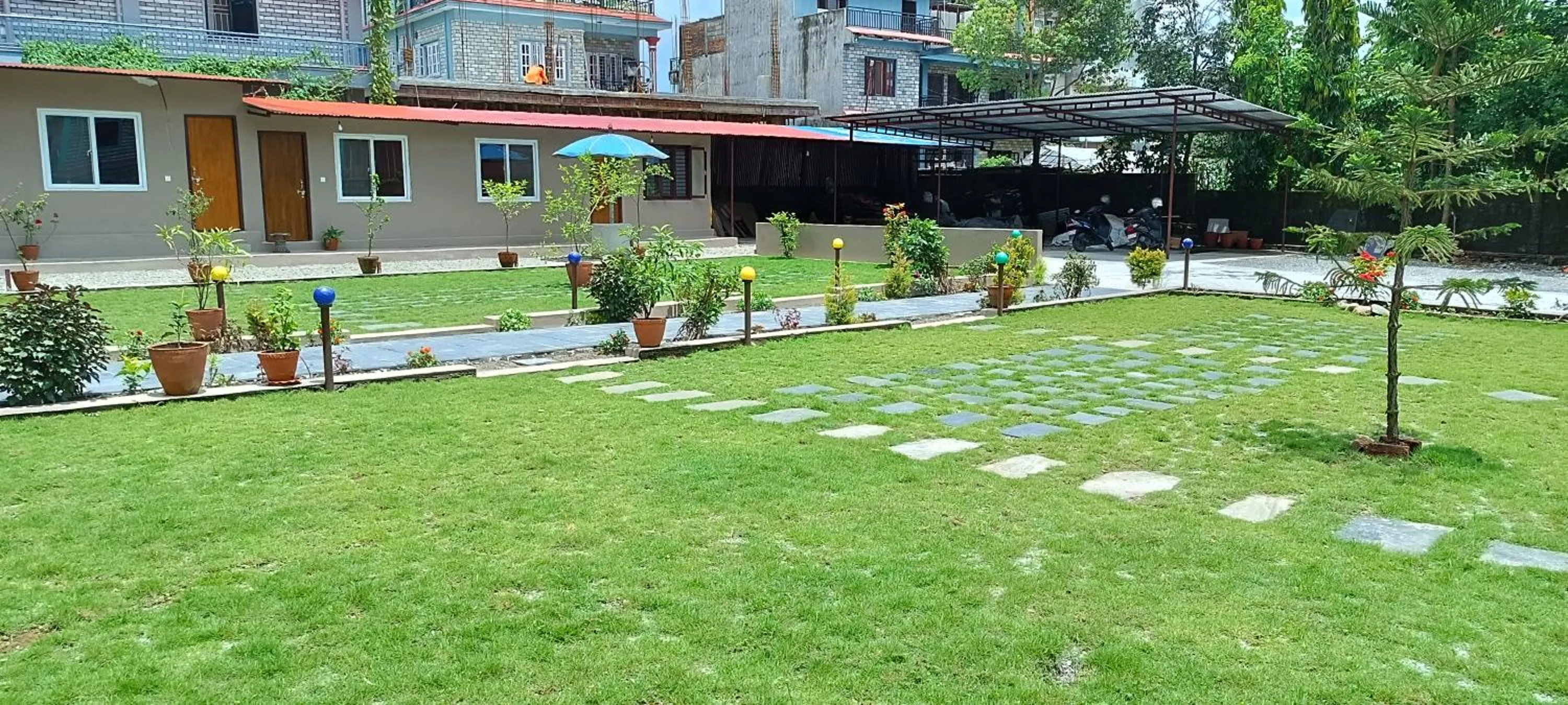 Garden view in Paradise Boutique Hotel