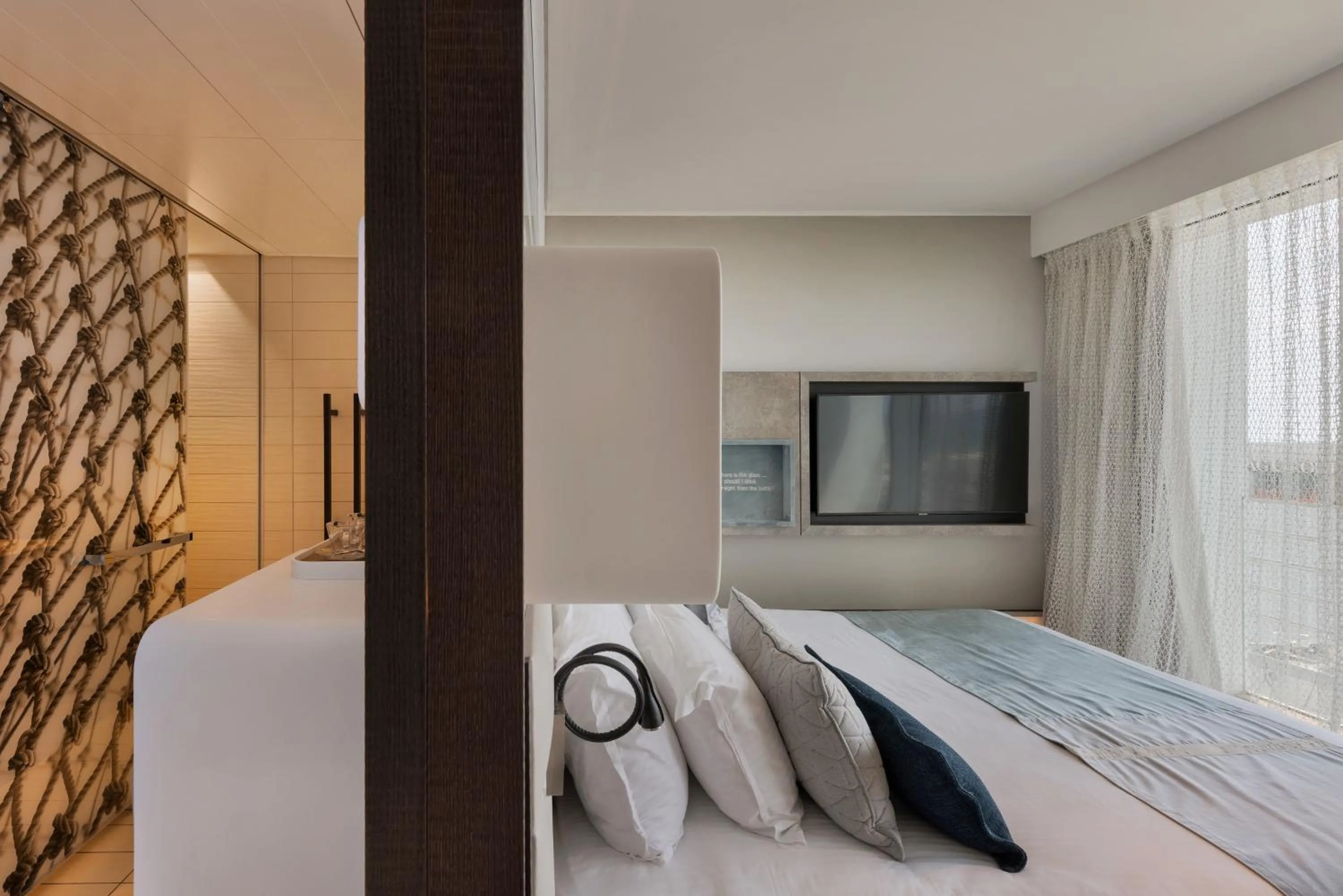 Bedroom, Bed in Port Tower by Isrotel Design