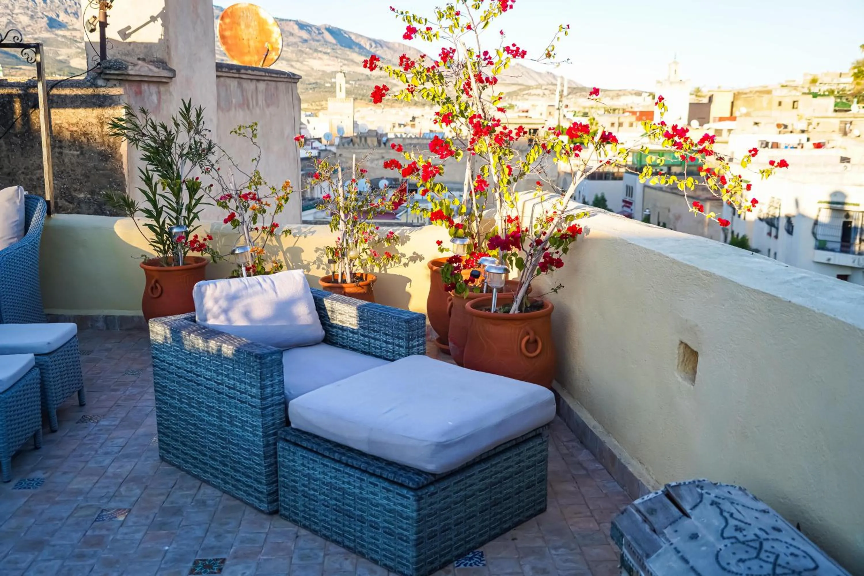 Balcony/Terrace in Riad Hadia Fes - Prestige Stay