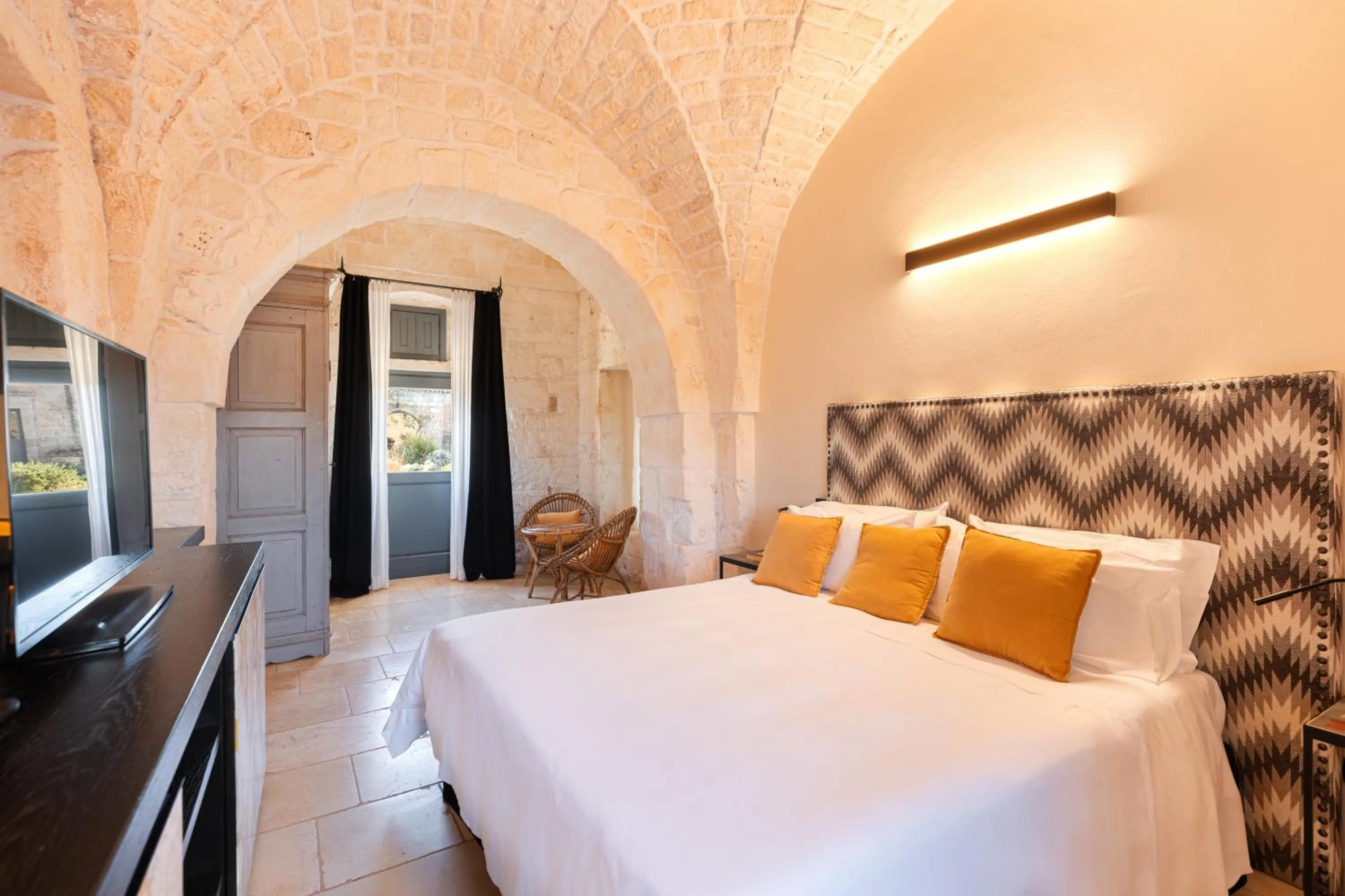 Bedroom, Bed in Masseria Santo Scalone