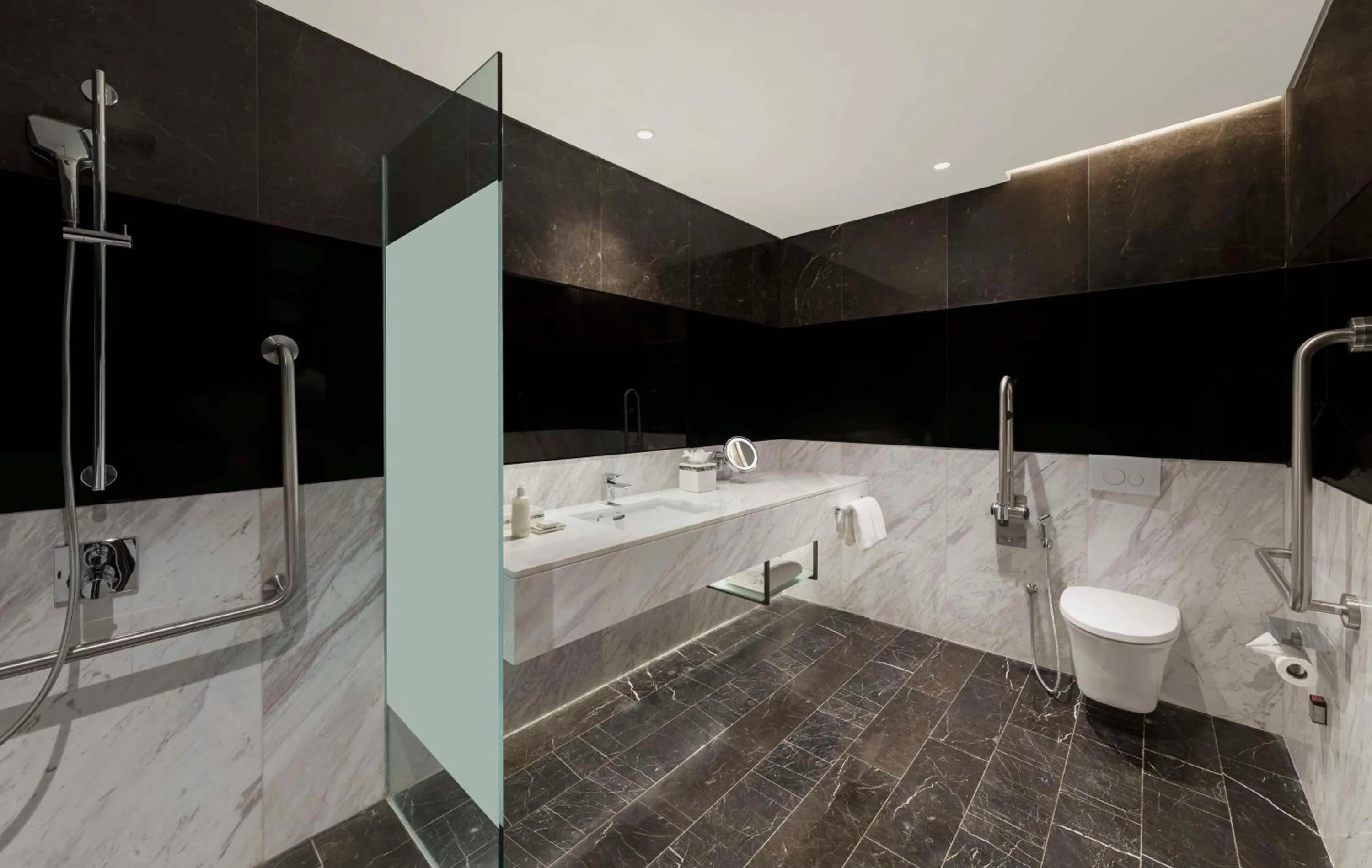 Bathroom in Hilton Bengaluru Embassy Manyata Business Park