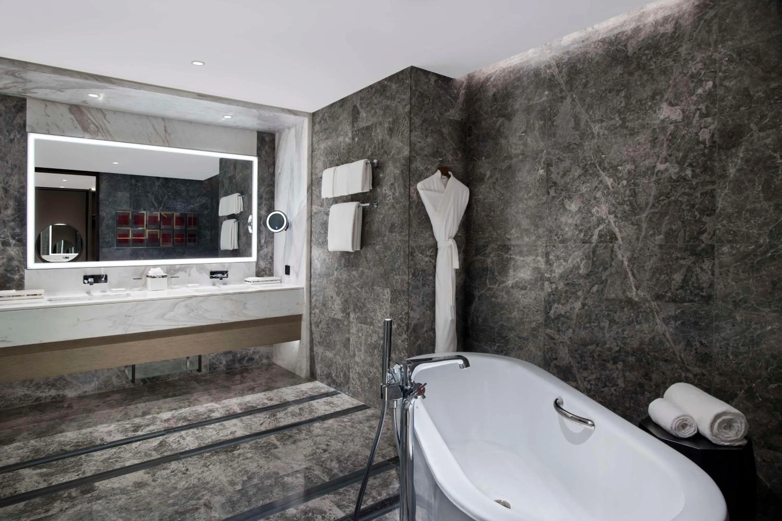 Bathroom in Hilton Bengaluru Embassy Manyata Business Park