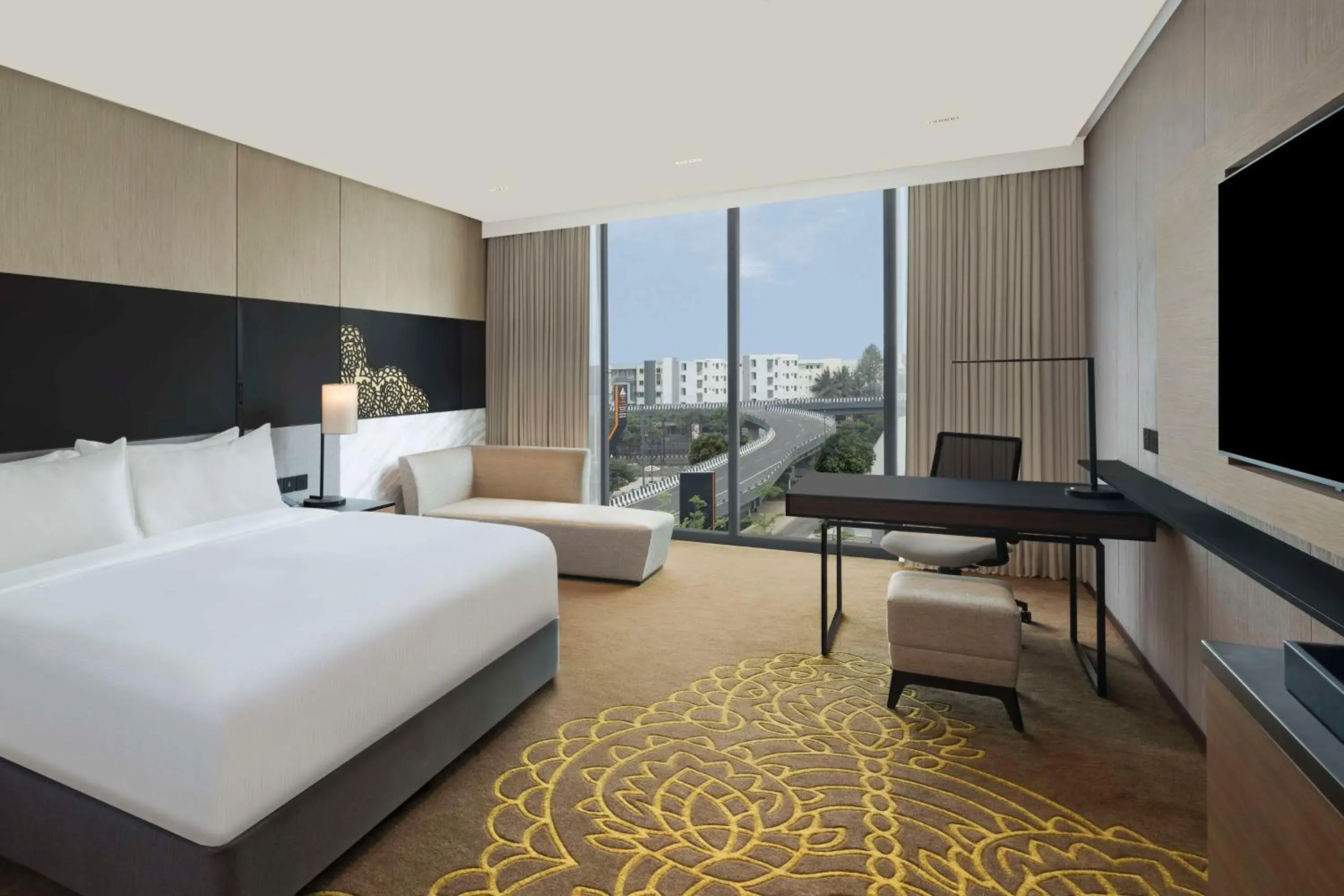 Premium King Room in Hilton Bengaluru Embassy Manyata Business Park Premium King Room in Hilton Bengaluru Embassy Manyata Business Park