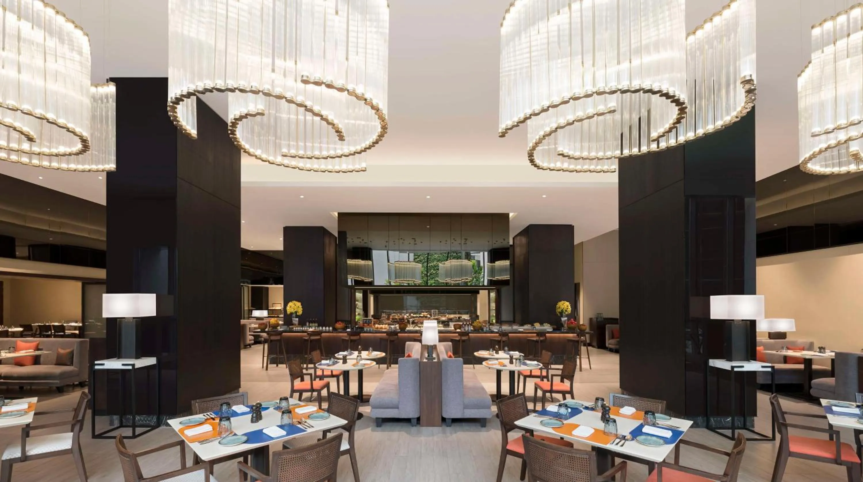 Restaurant/places to eat in Hilton Bengaluru Embassy Manyata Business Park