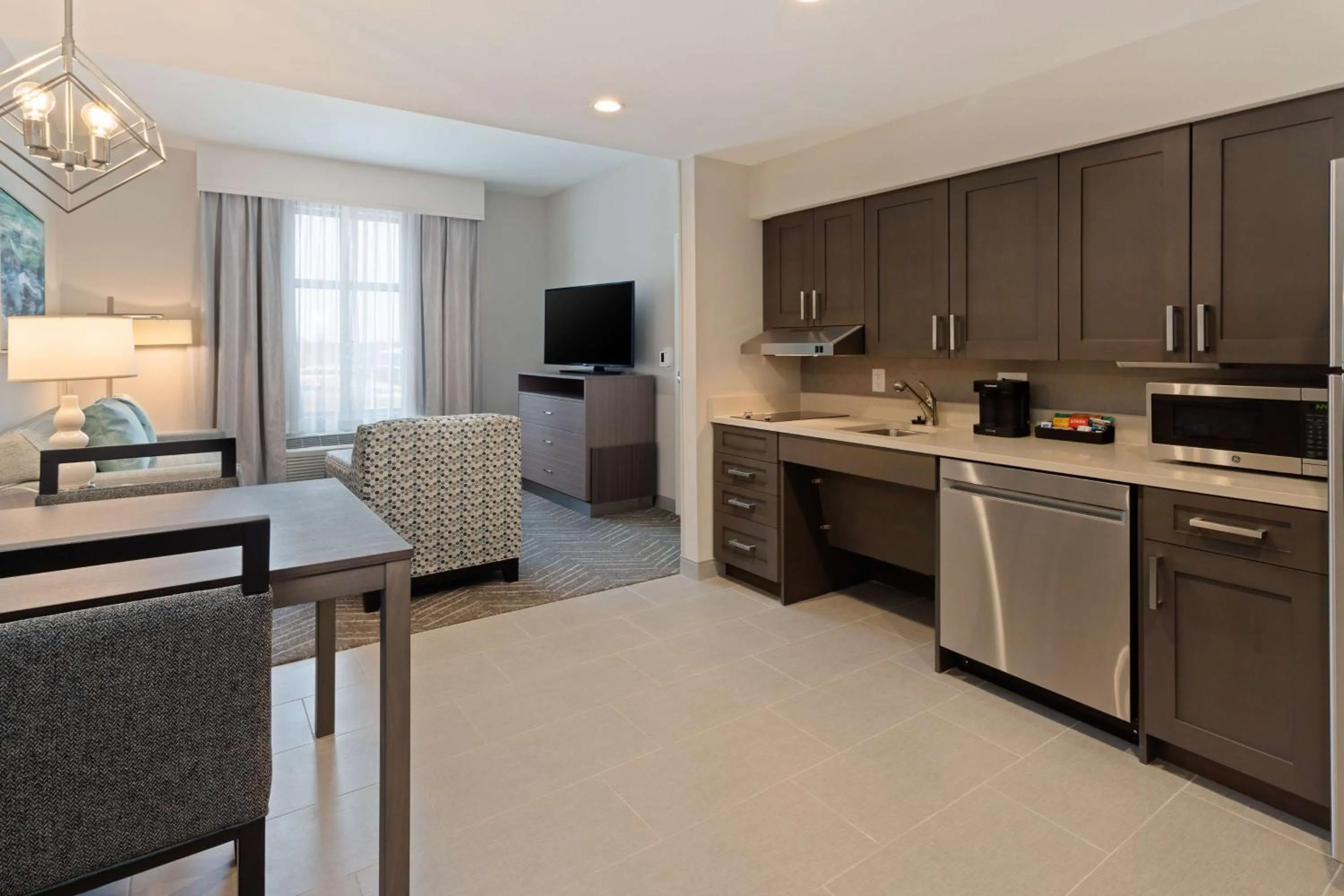 Living room in Homewood Suites By Hilton Panama City Beach, Fl