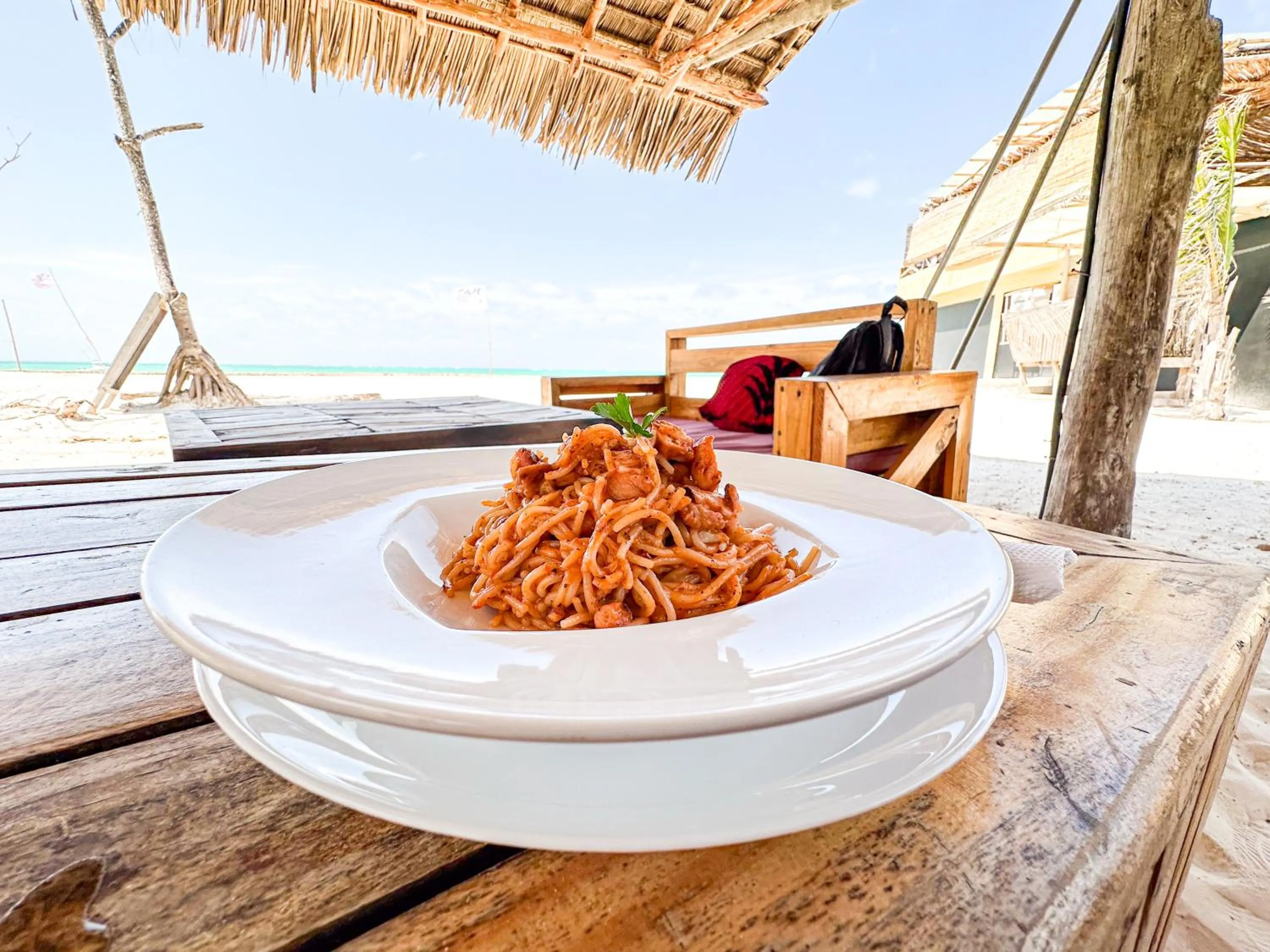 Food close-up in Jambo Beach Hotel Paje