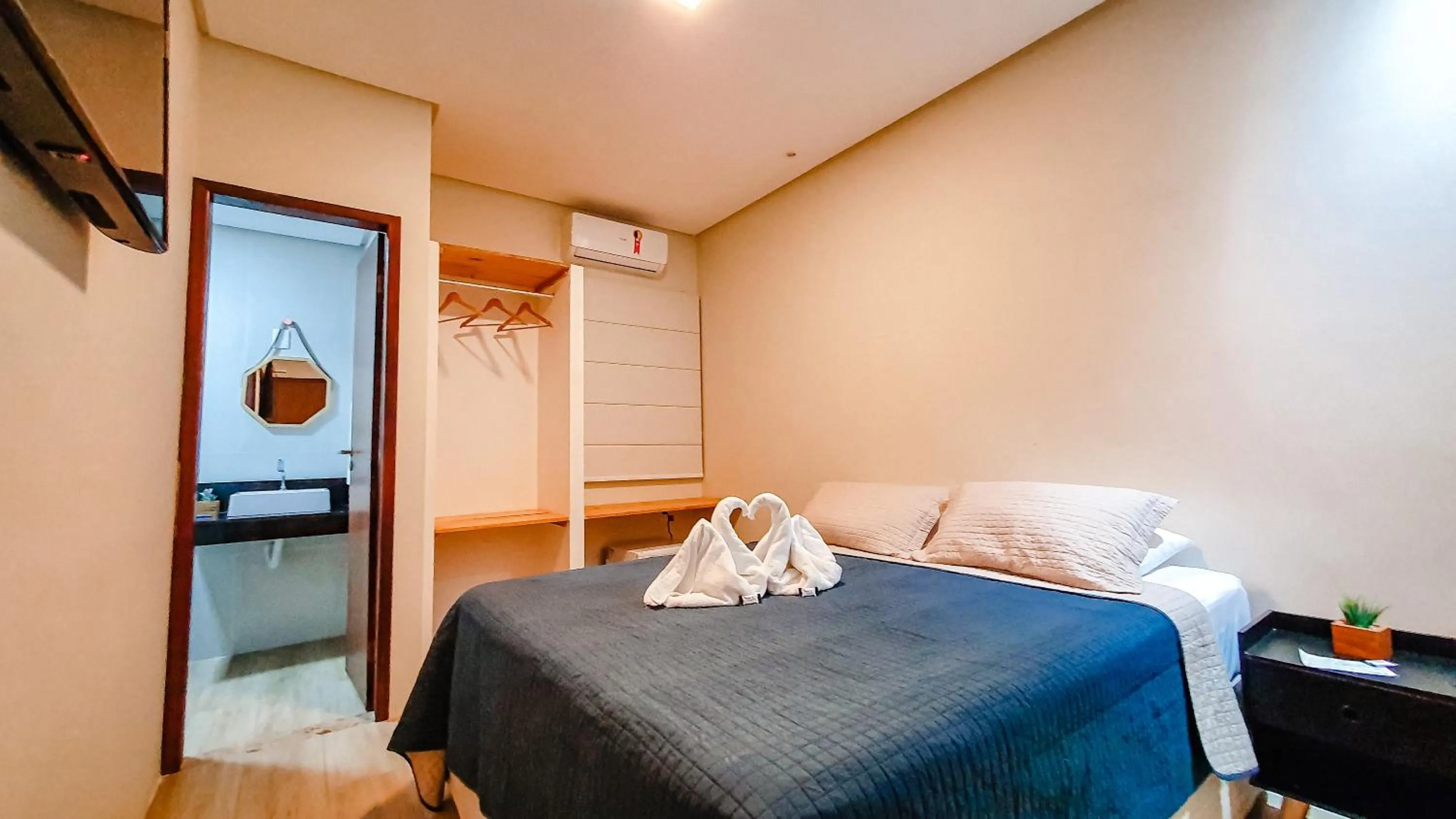 Bed in Pousada Sete Mares