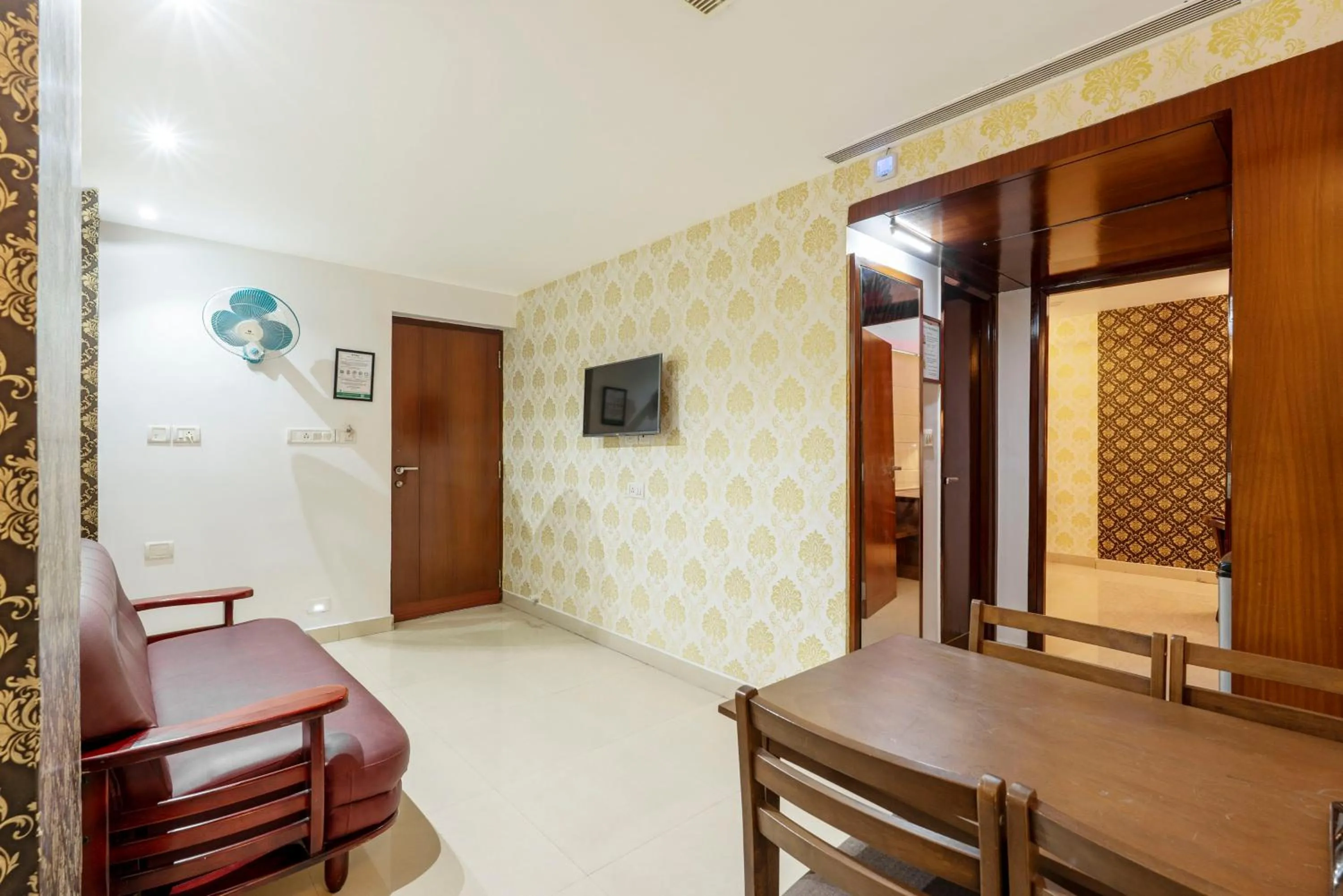 Seating area in Treebo Seasons - Heritage Town Pondicherry