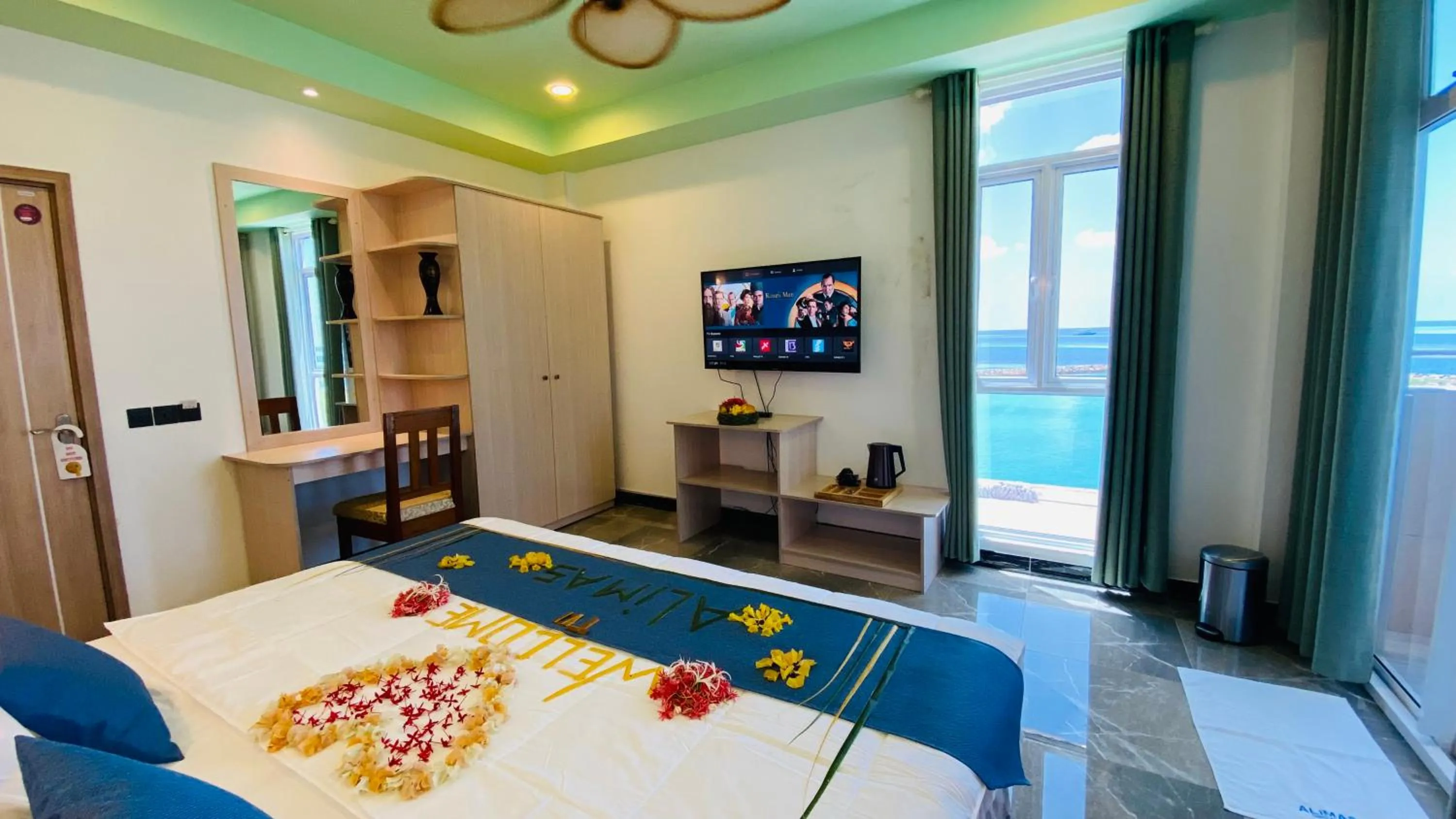 Bedroom, Bed in Alimas Holiday Retreat Maldives