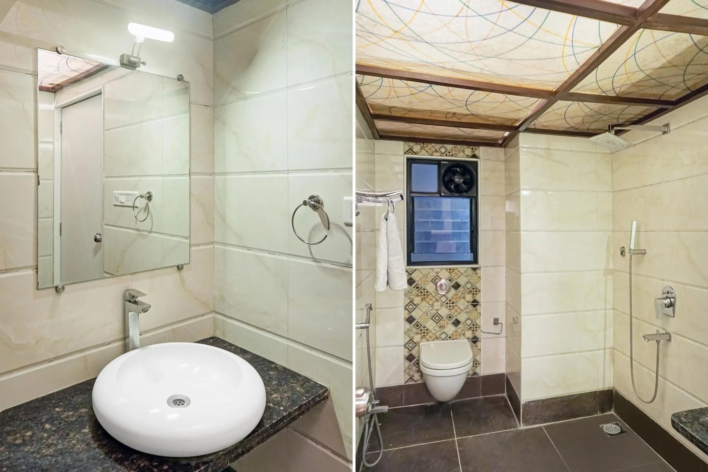 Bathroom in Townhouse OAK Gharonda Residency Near Sant Tukaram Nagar Metro Station