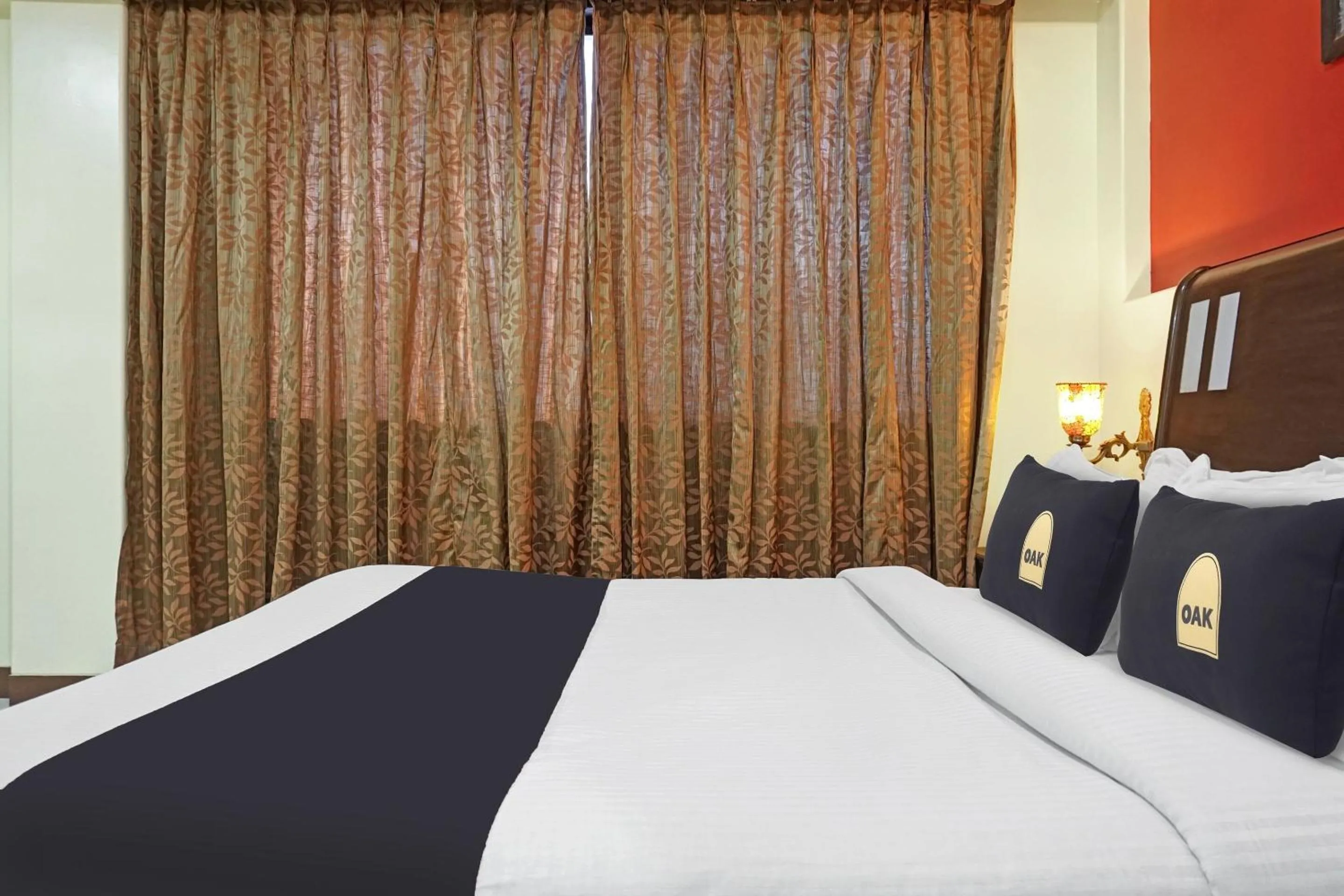 Bedroom, Bed in Townhouse OAK Gharonda Residency Near Sant Tukaram Nagar Metro Station