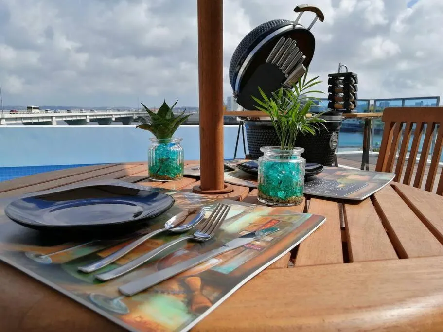 Balcony/Terrace in SALTY HOUSE：海が目の前！