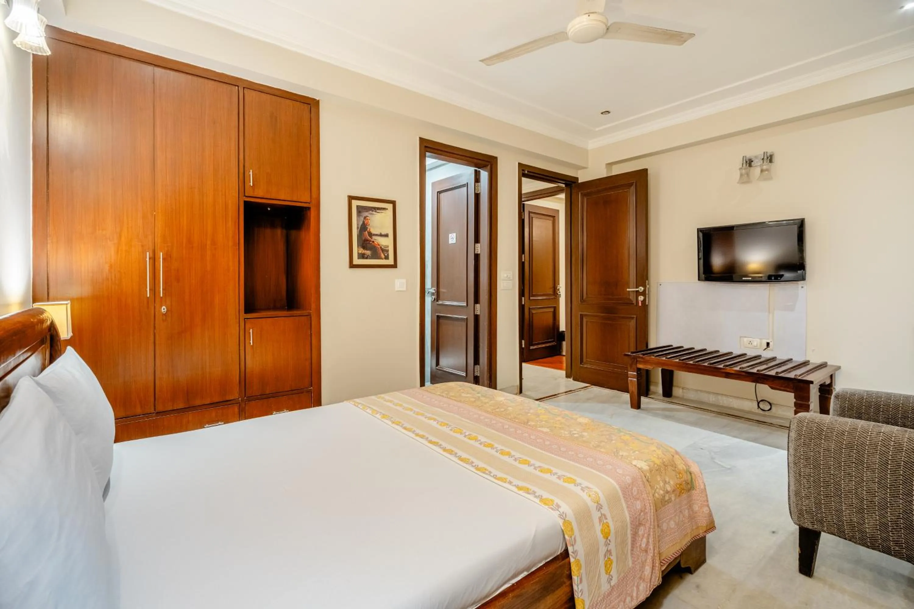 Bed in Tree of Life Bed & Breakfast