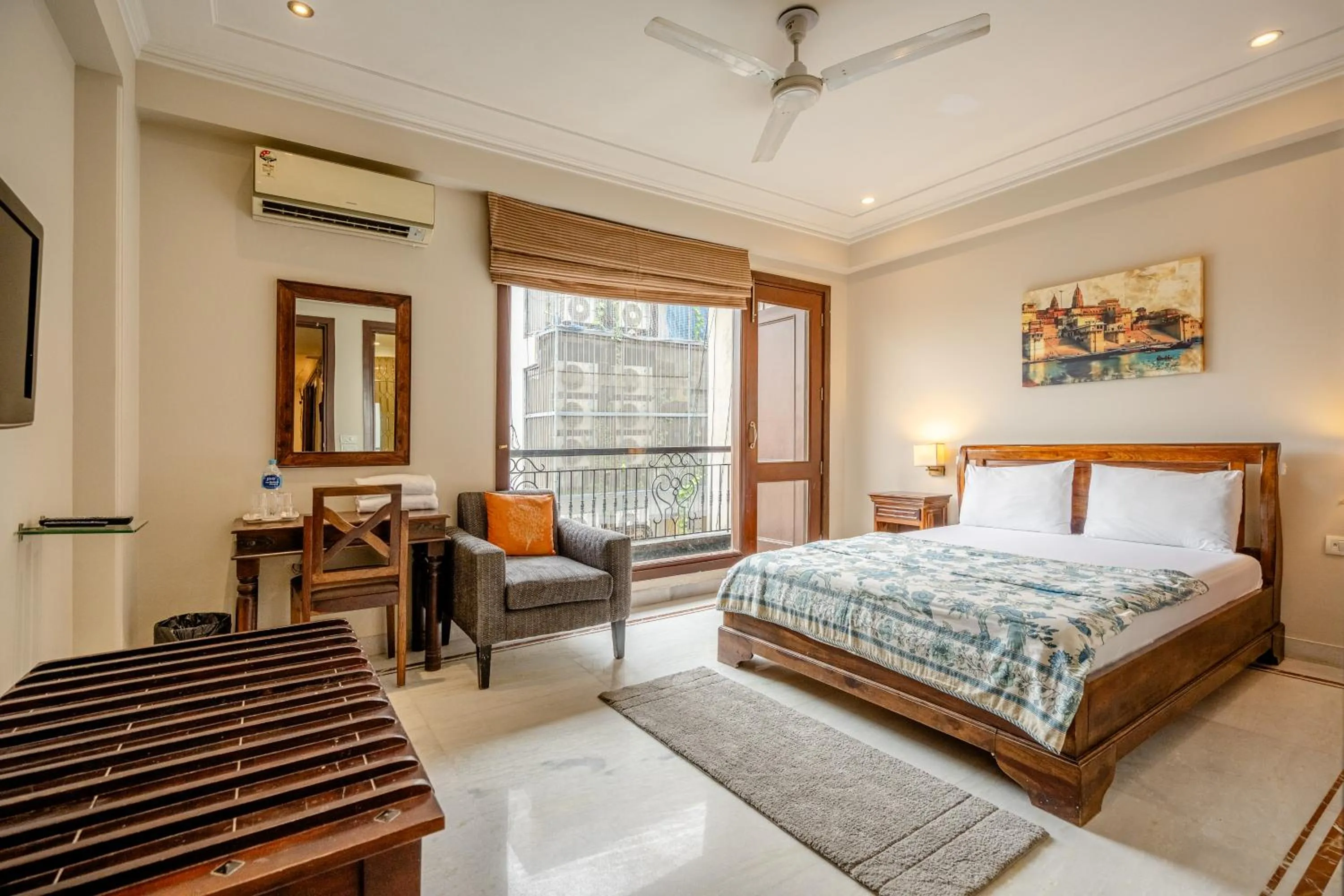 Bed in Tree of Life Bed & Breakfast