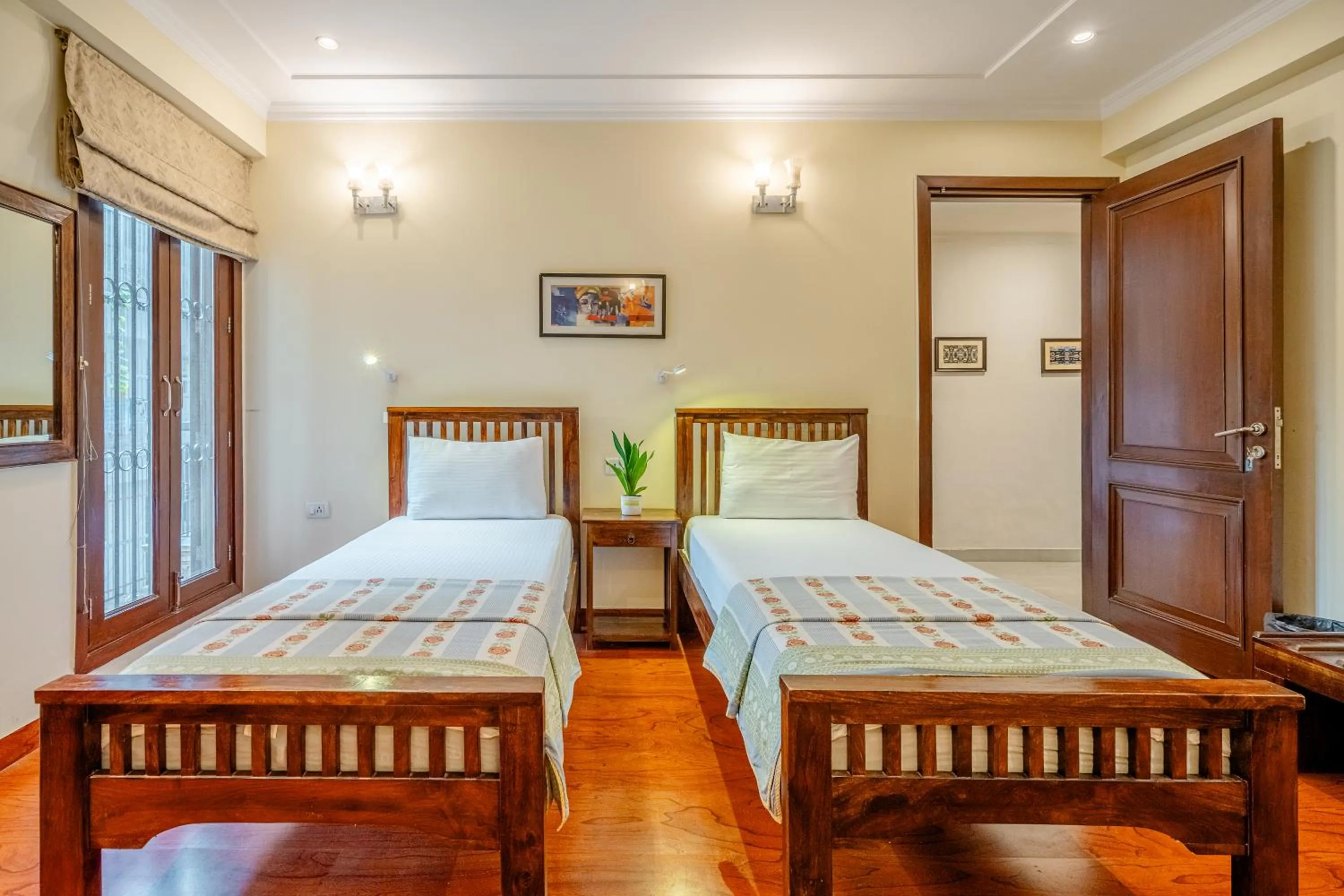 Bed in Tree of Life Bed & Breakfast