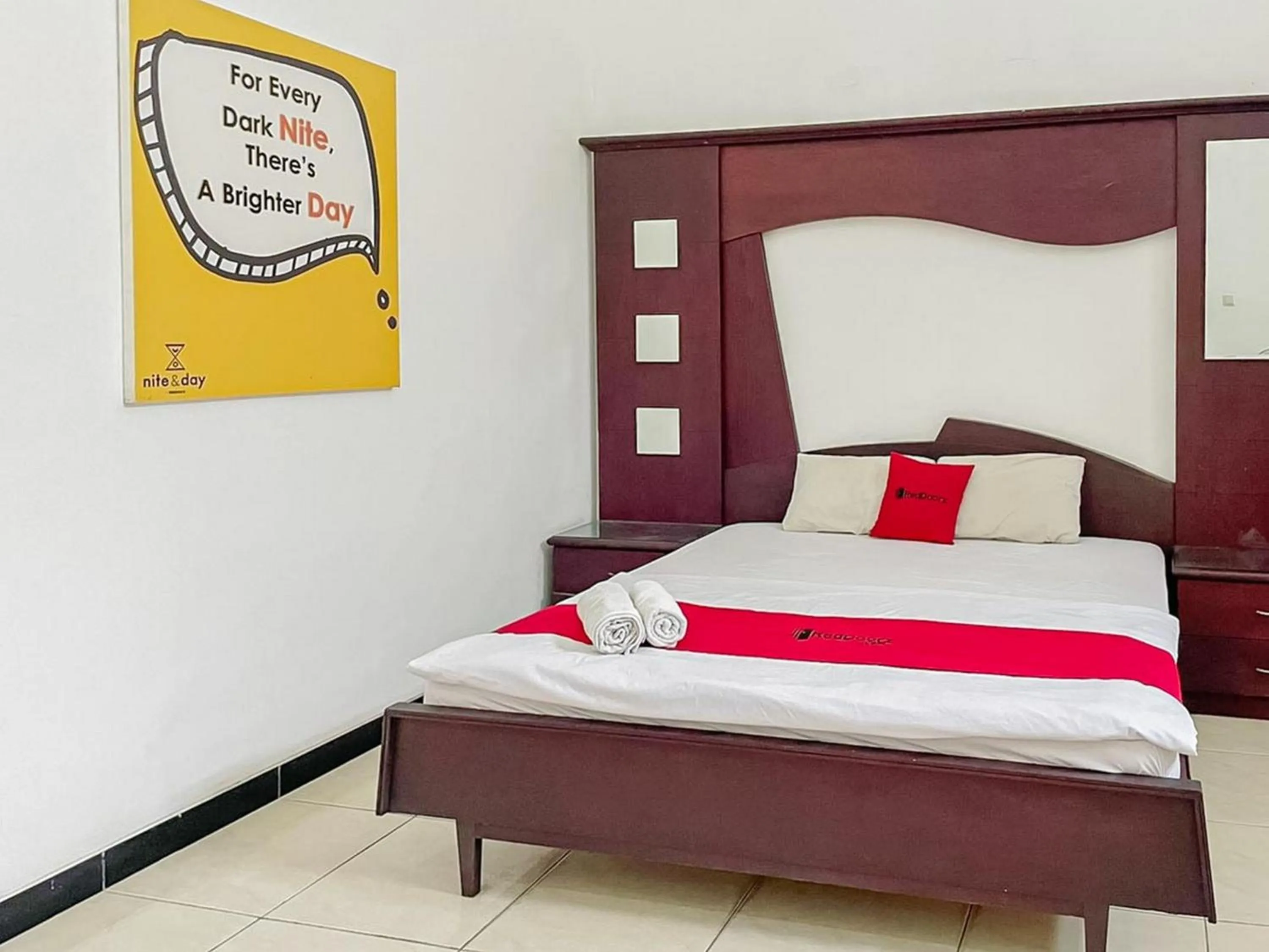 Bedroom, Bed in RedDoorz at LeDug Tretes