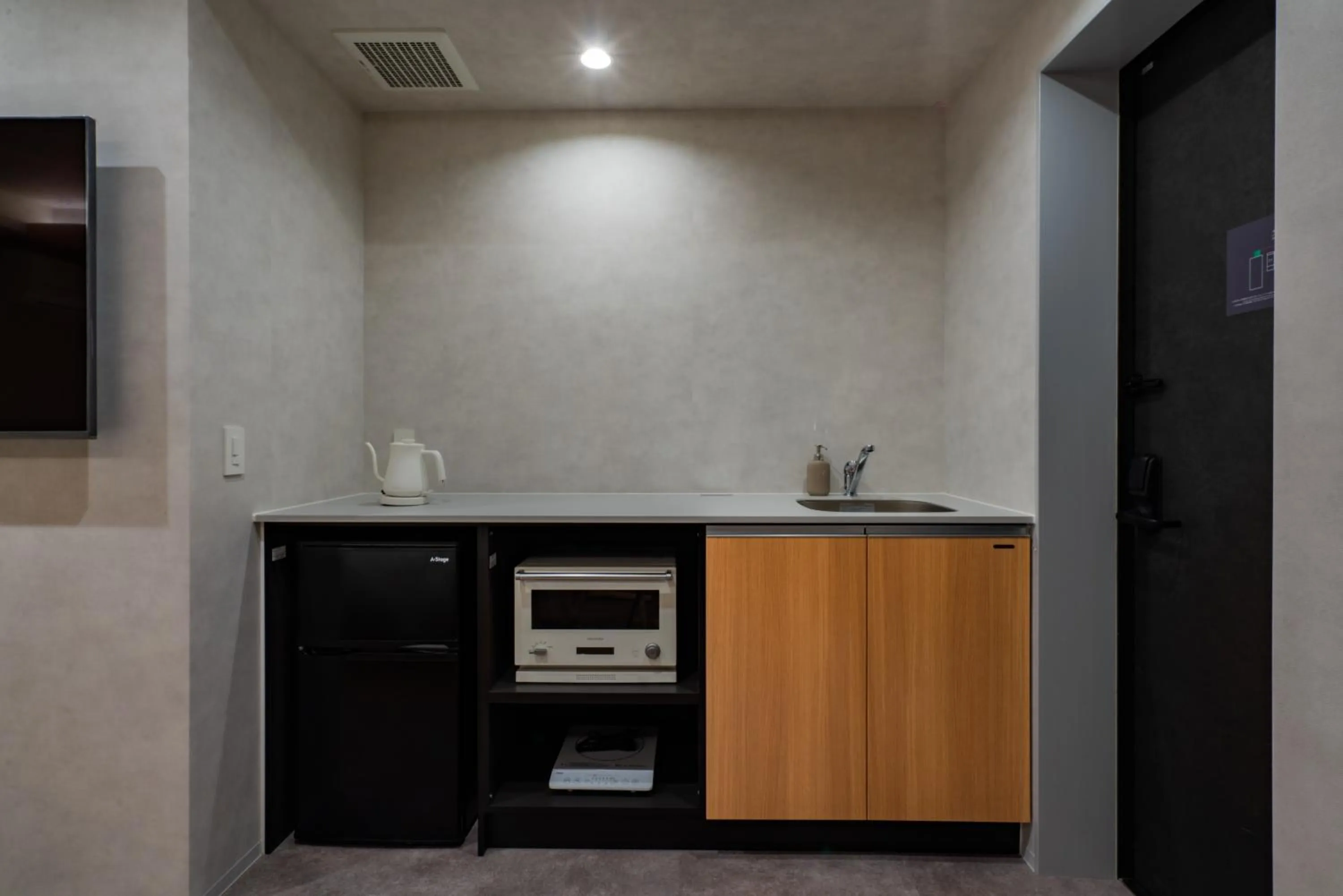 Kitchen or kitchenette in Randor Hotel Hiroshima Prestige