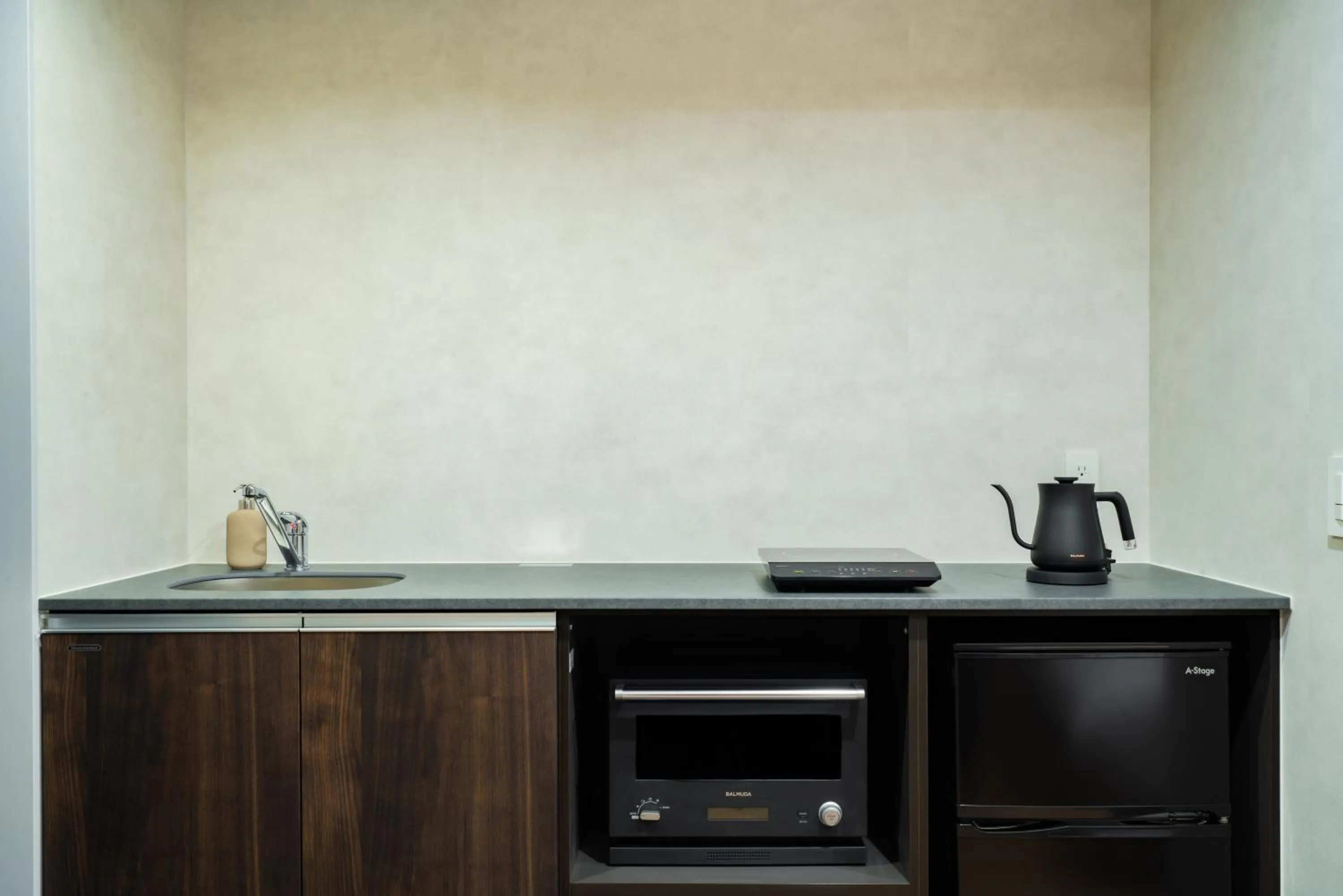 Kitchen or kitchenette in Randor Hotel Hiroshima Prestige