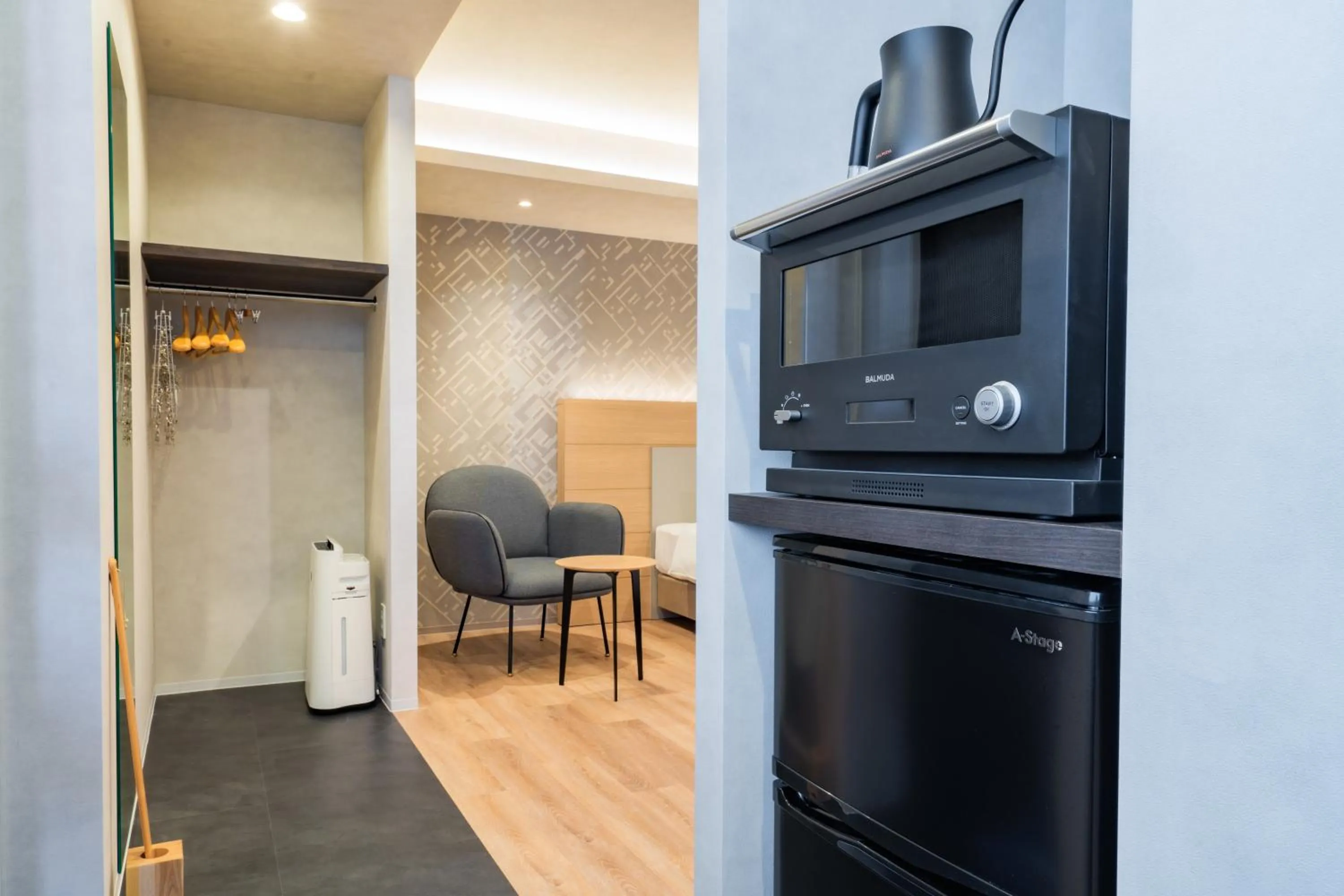 Kitchen or kitchenette in Randor Hotel Hiroshima Prestige