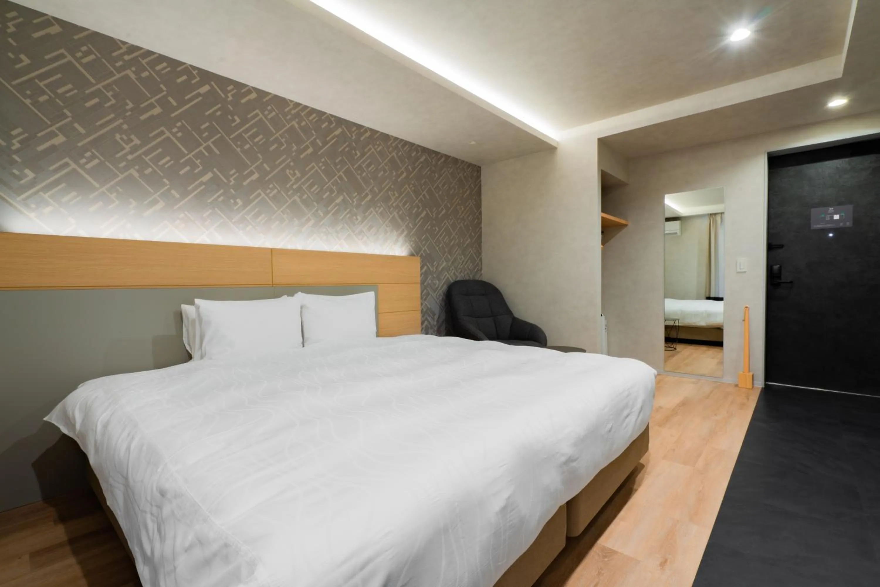 Bed in Randor Hotel Hiroshima Prestige