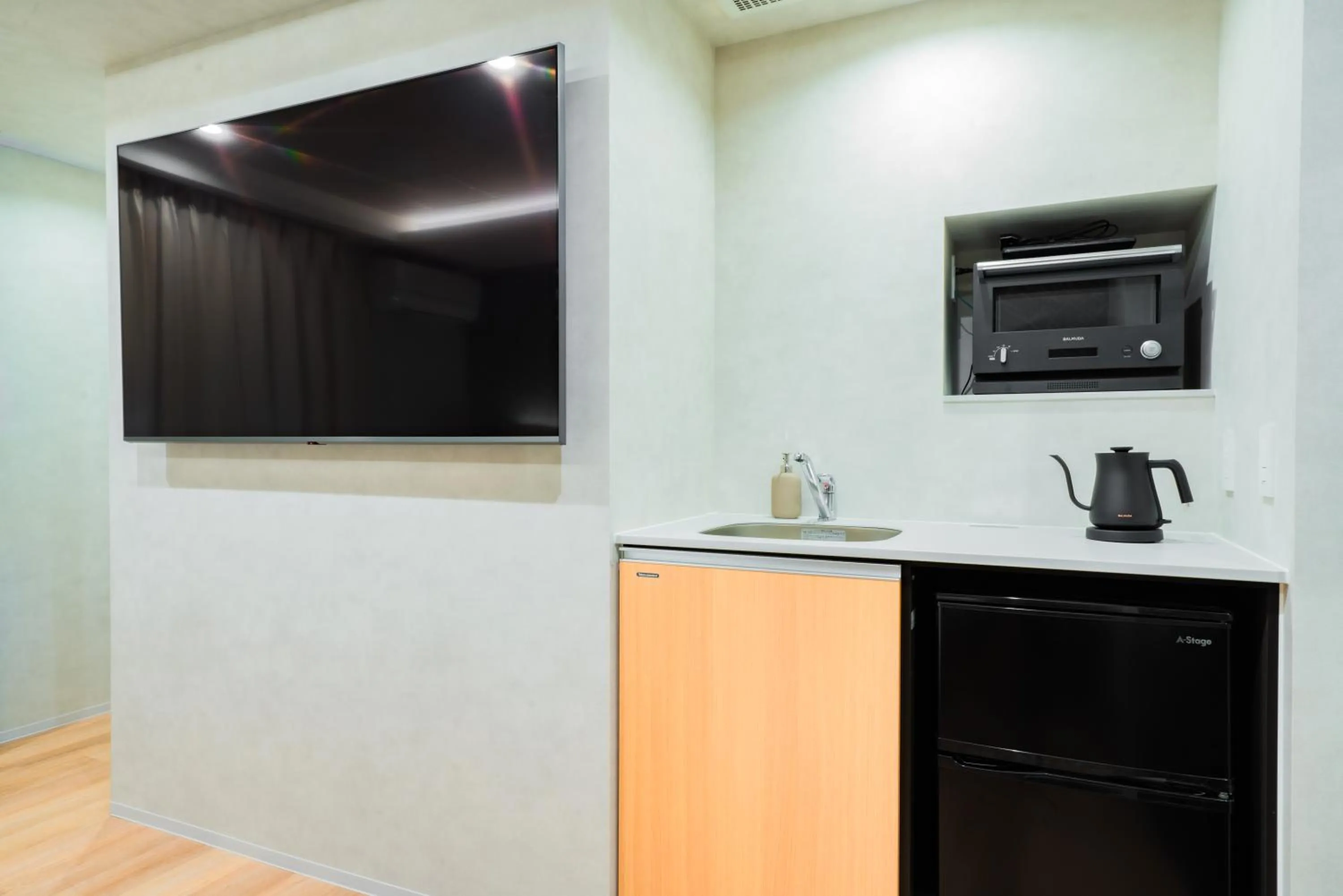 Kitchen or kitchenette in Randor Hotel Hiroshima Prestige