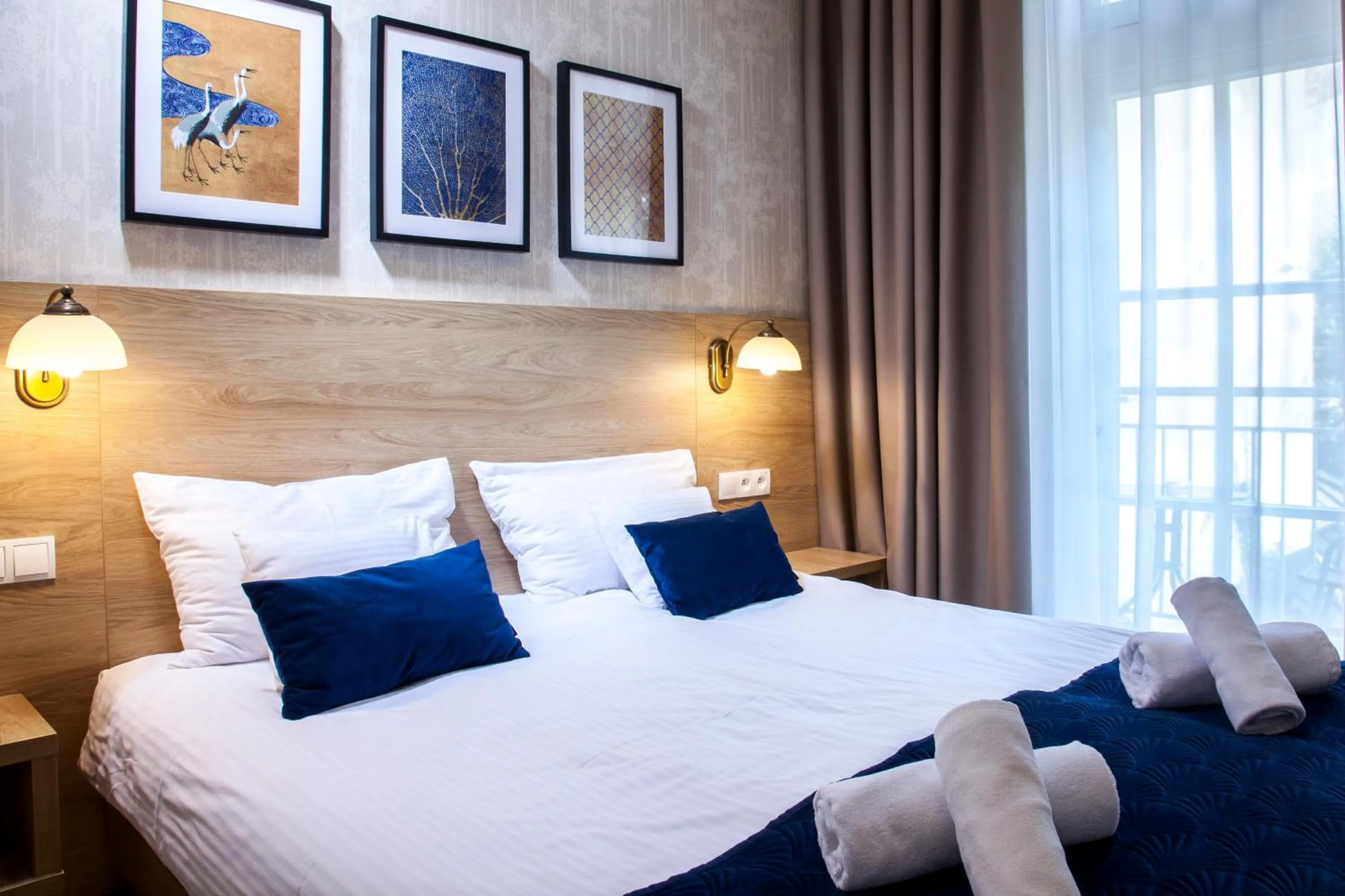 Bed in Portal House Apartments