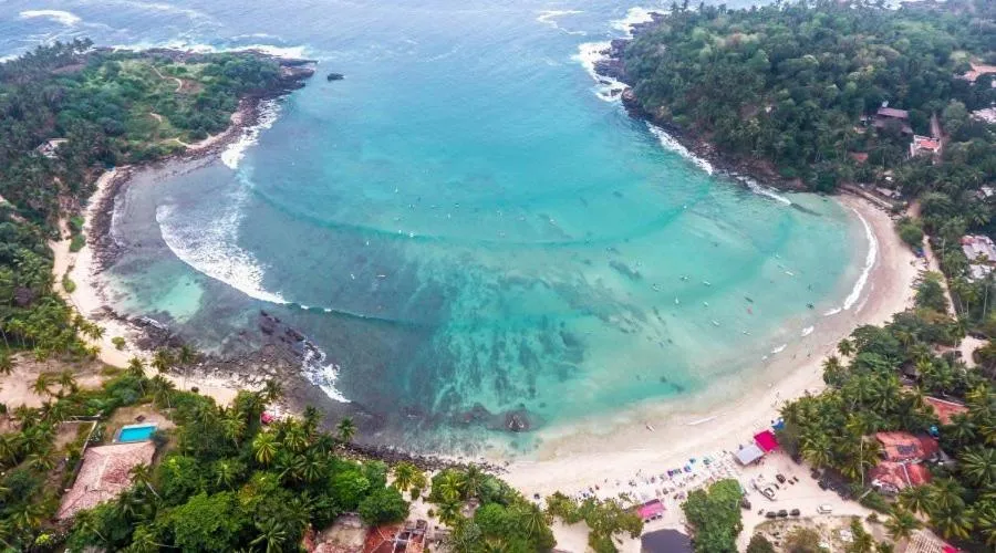 Bird's eye view in Surf Nest Hiriketiya