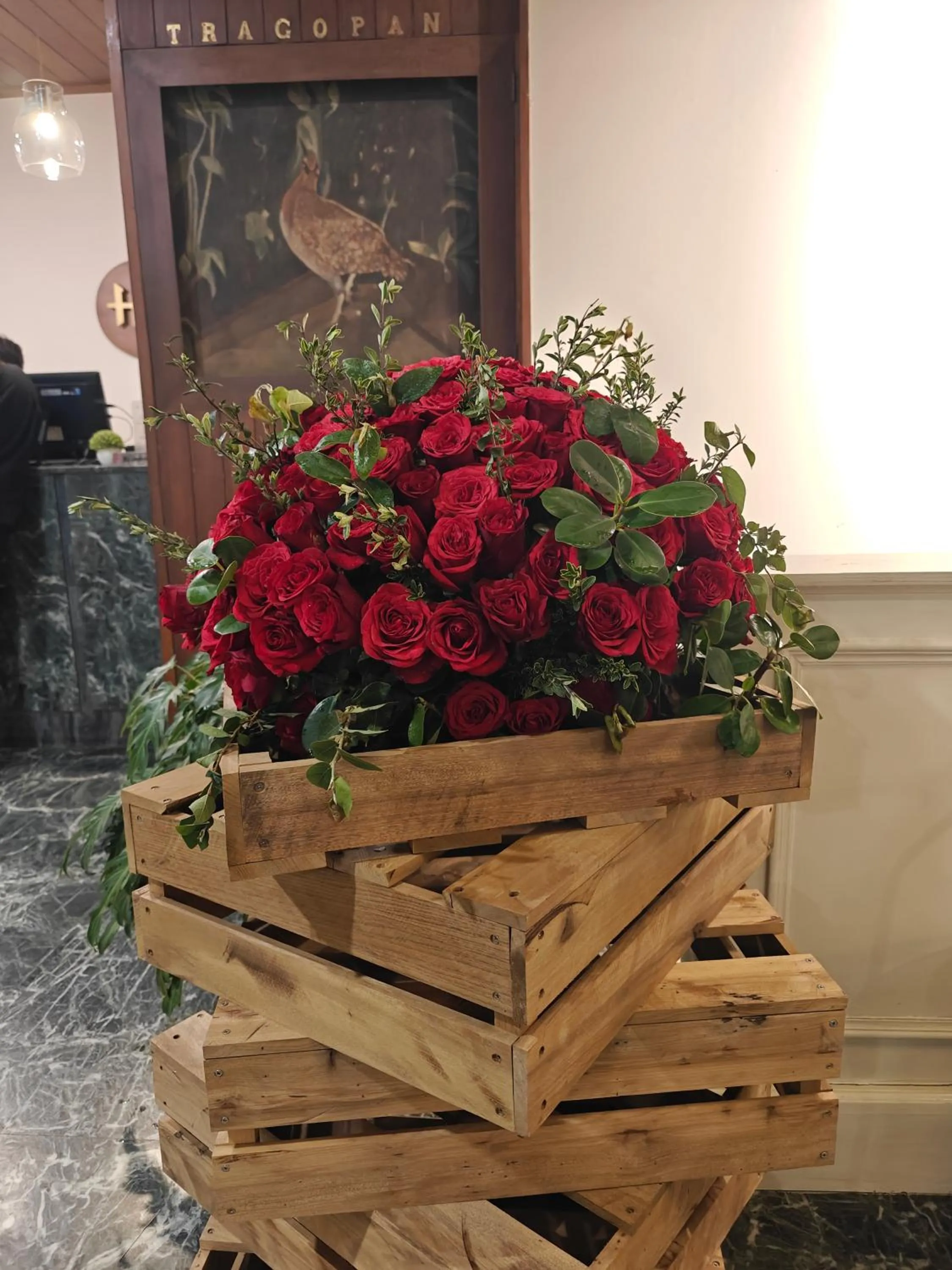 Lobby or reception in Hotel Tragopan