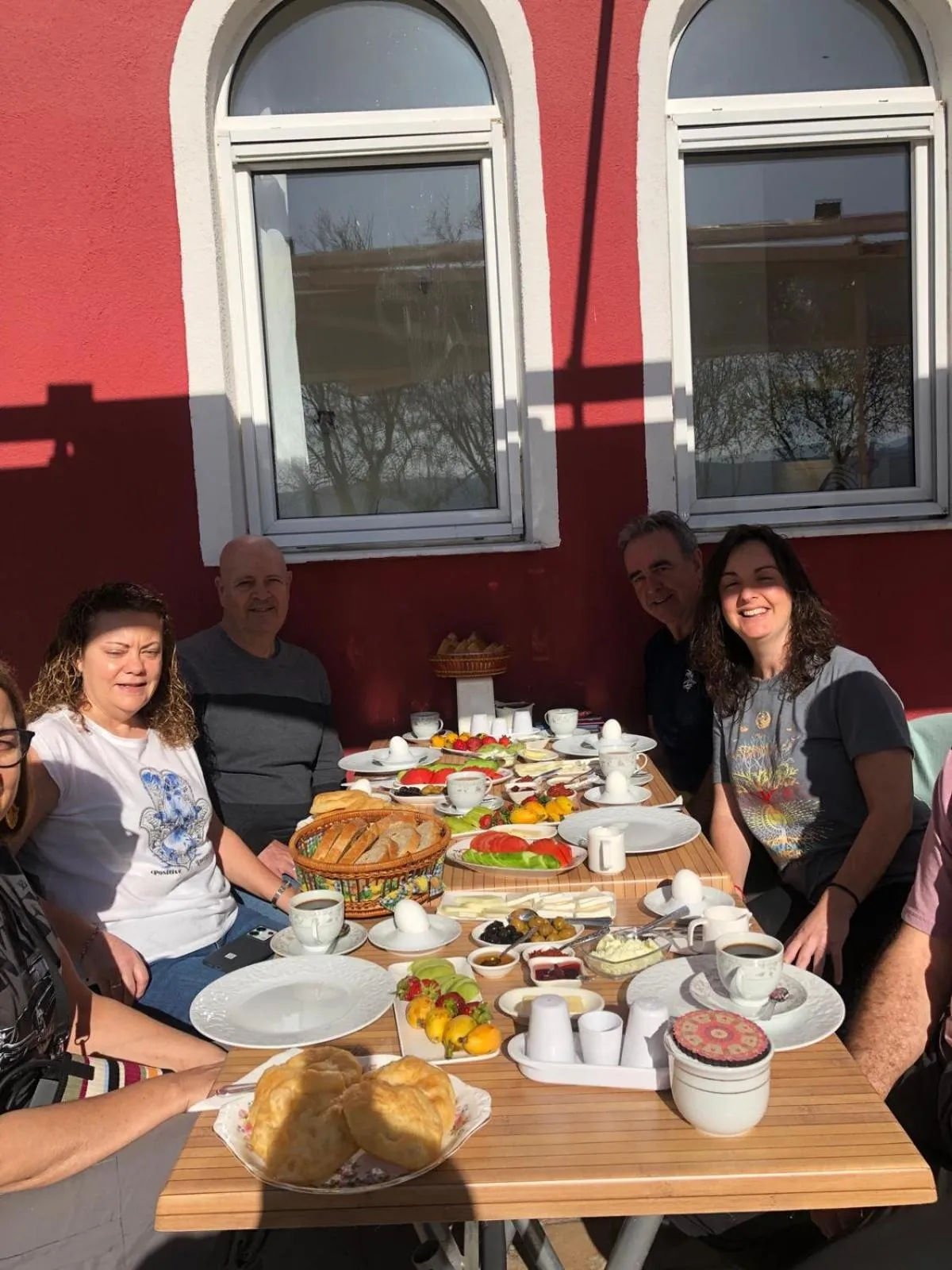 Breakfast in Ali's Pension ada alis