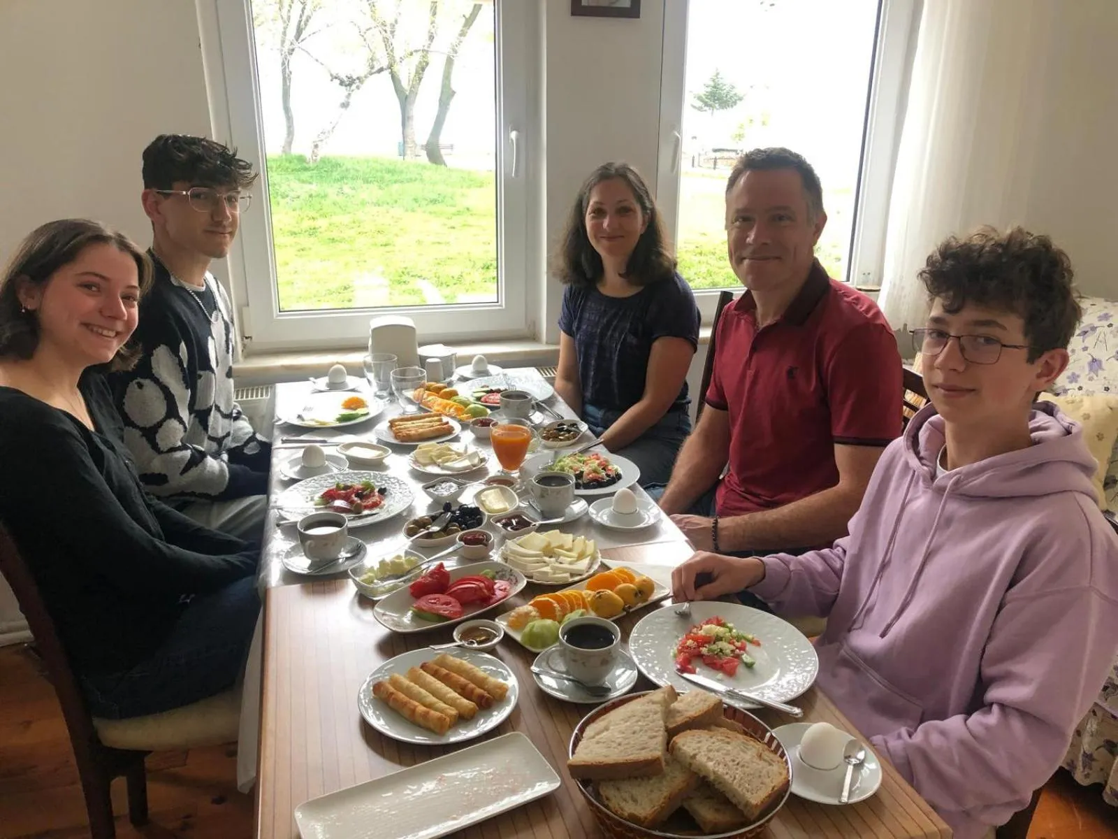 Breakfast in Ali's Pension ada alis