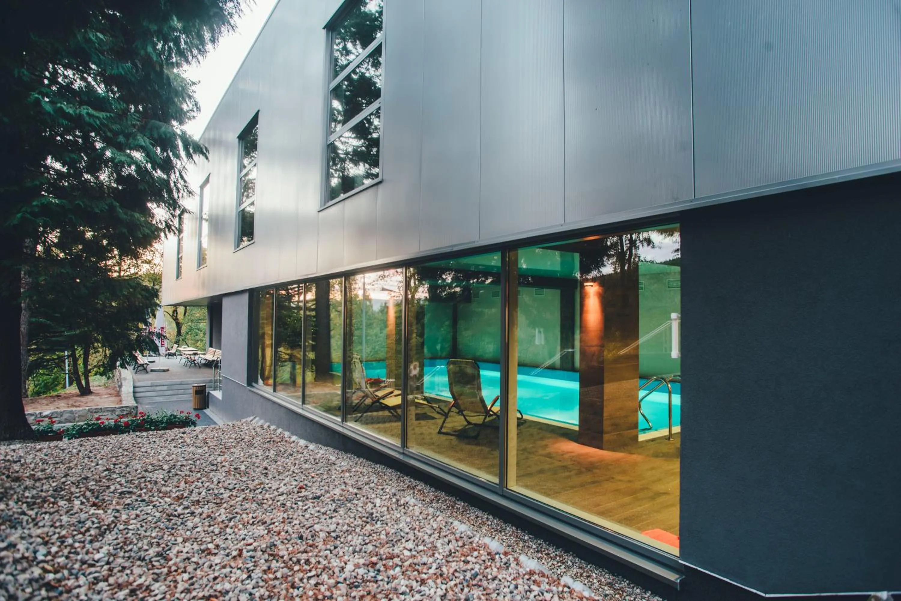 Facade/entrance in Hotel Trojan