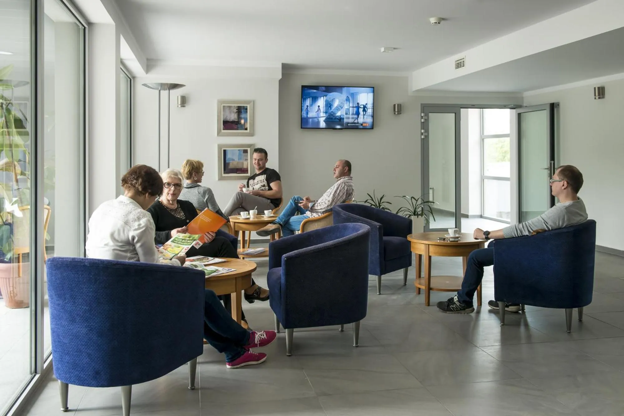 group of guests in Hotel Trojan