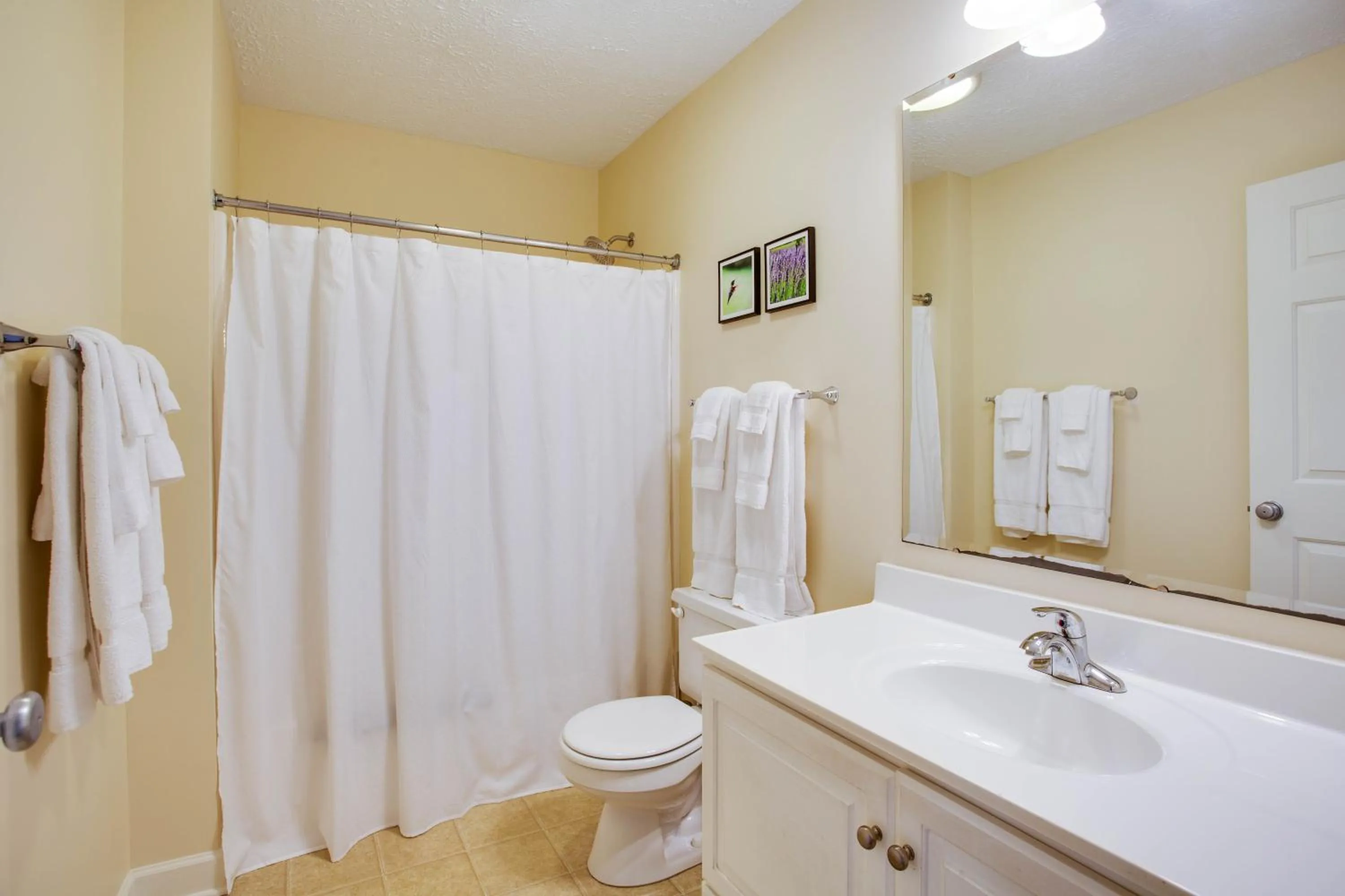 Shower in Love Ridge Mountain Lodging