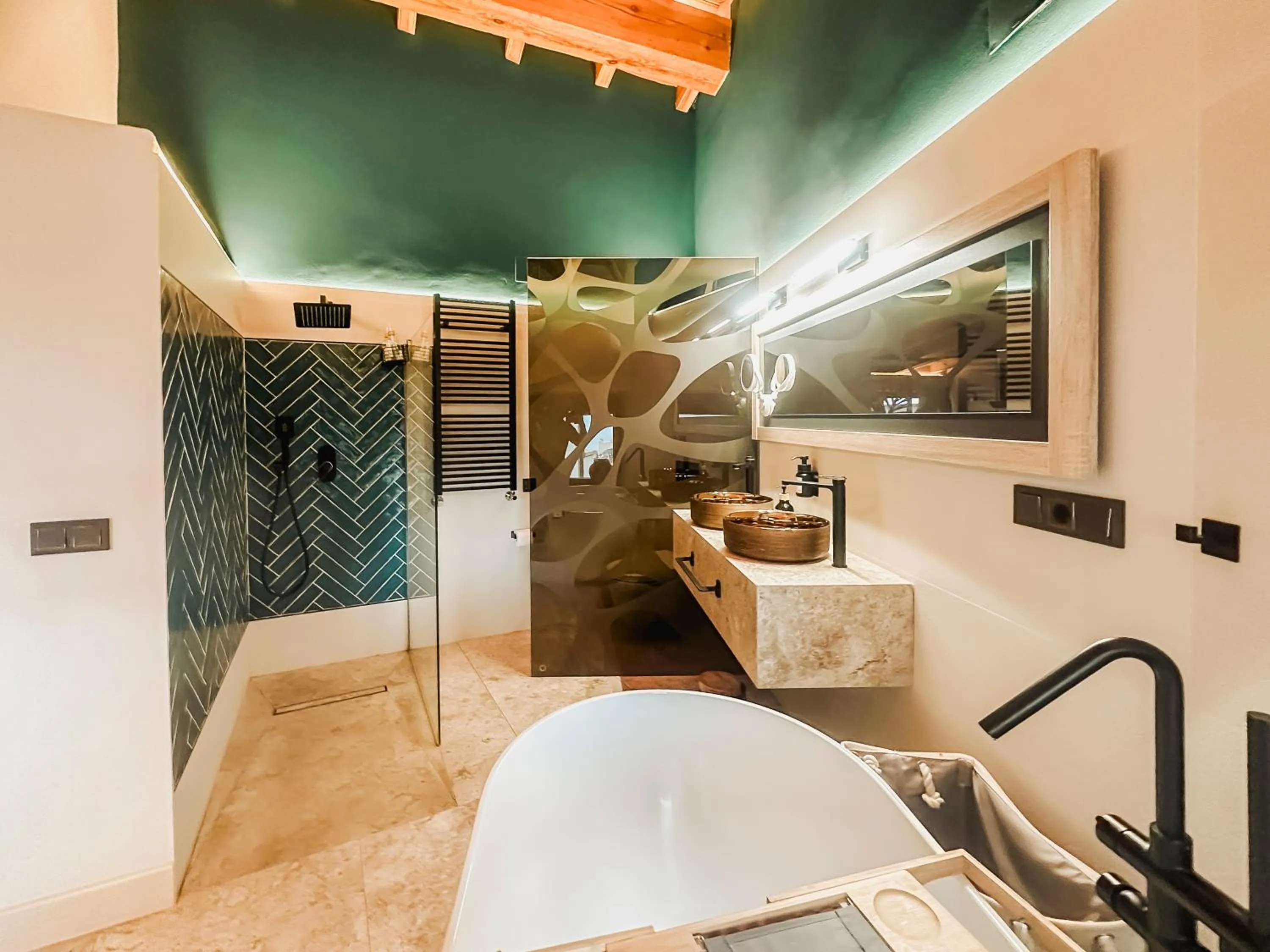 Bathroom in Hotel Boutique Poeta Jorge Manrique