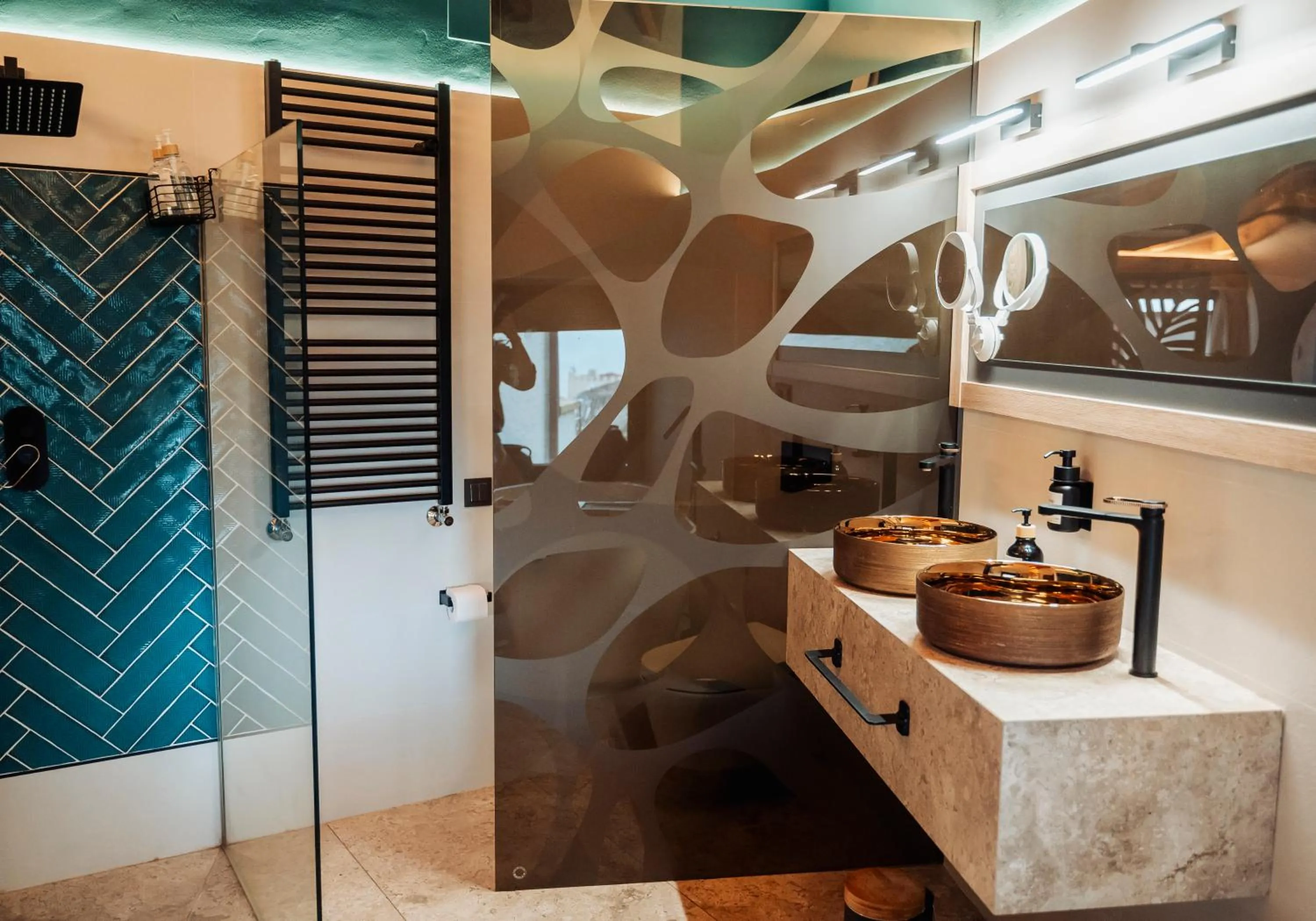 Bathroom in Hotel Boutique Poeta Jorge Manrique