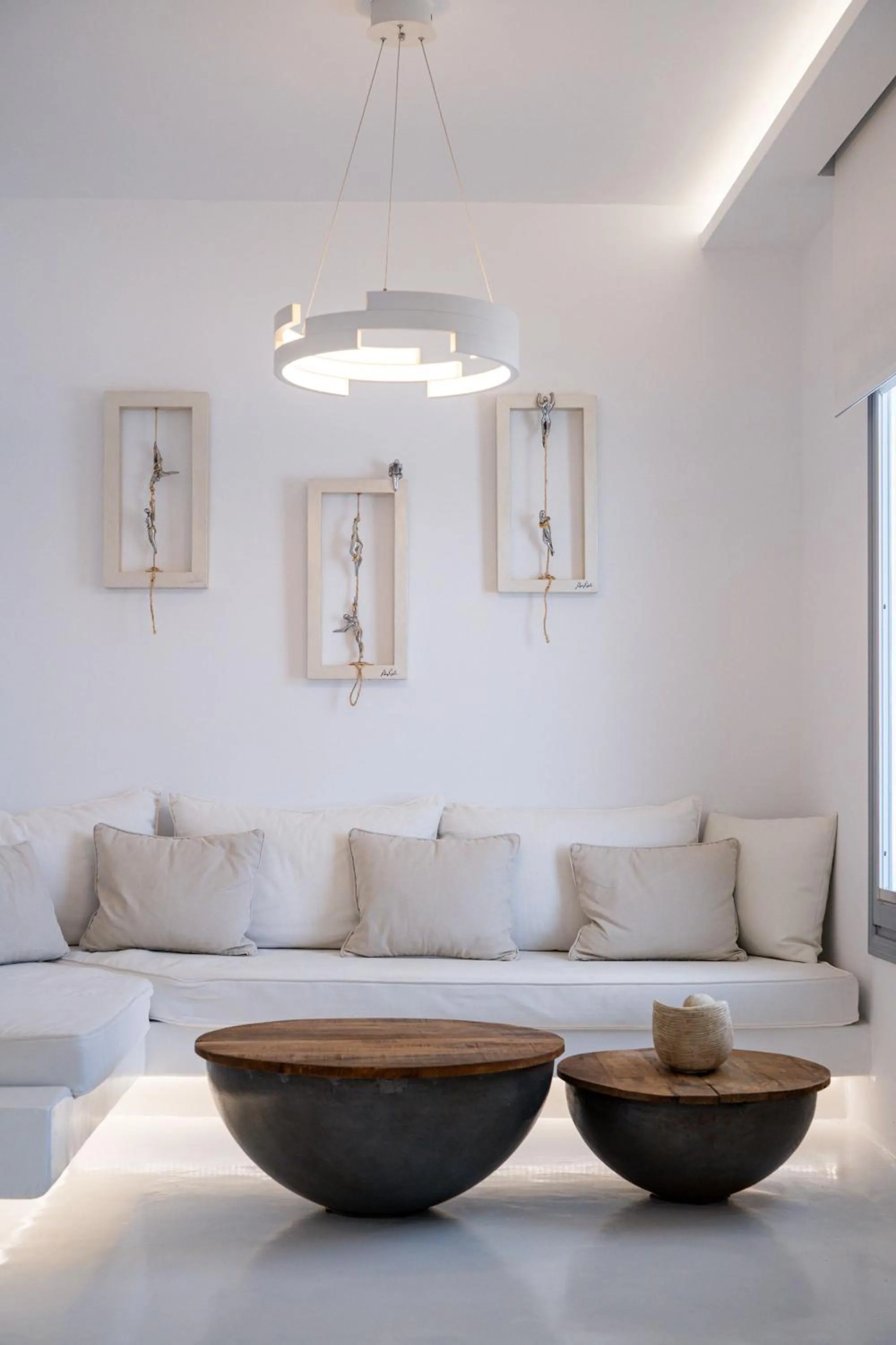 Seating area in Nelya Suites