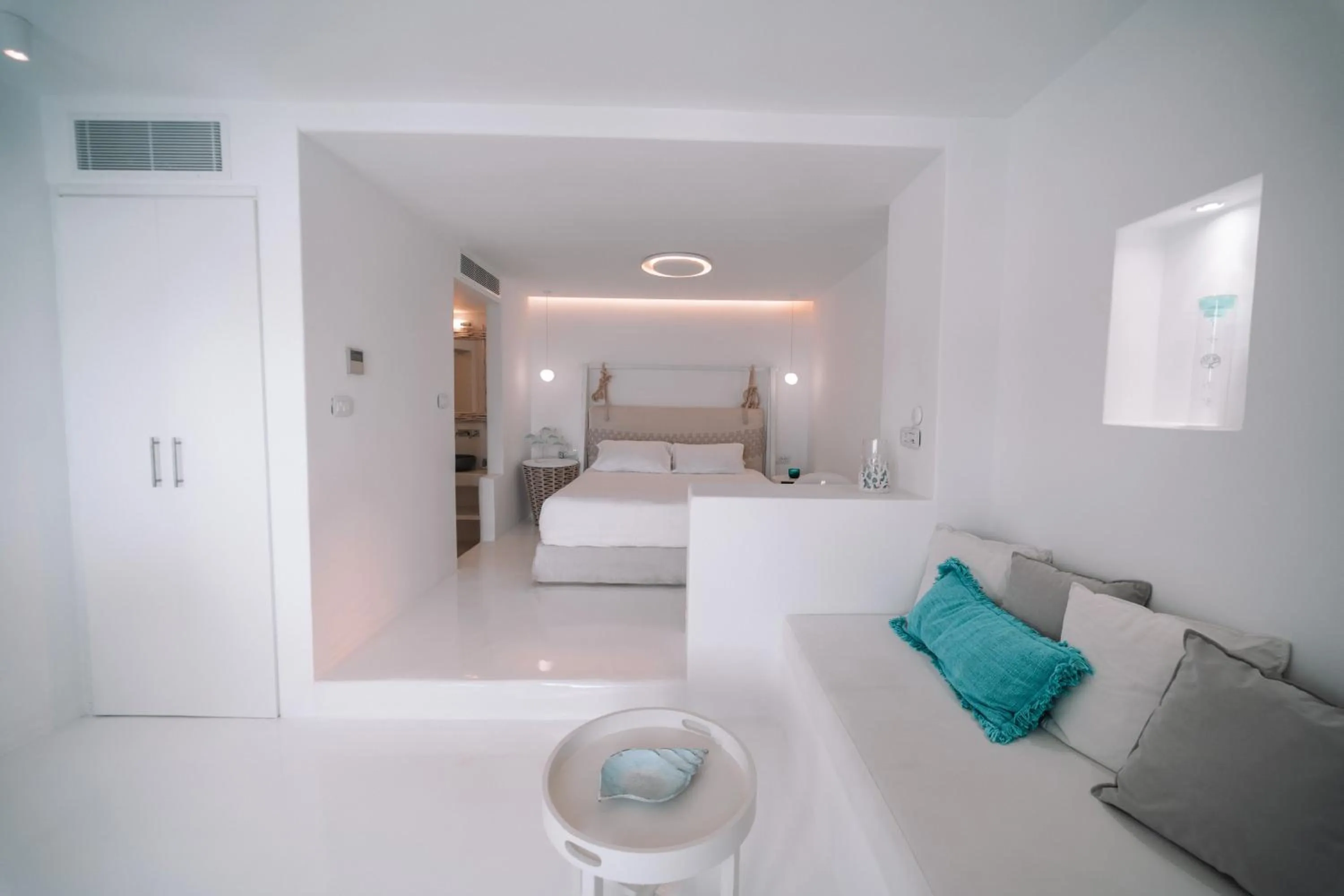 Living room, Bed in Nelya Suites