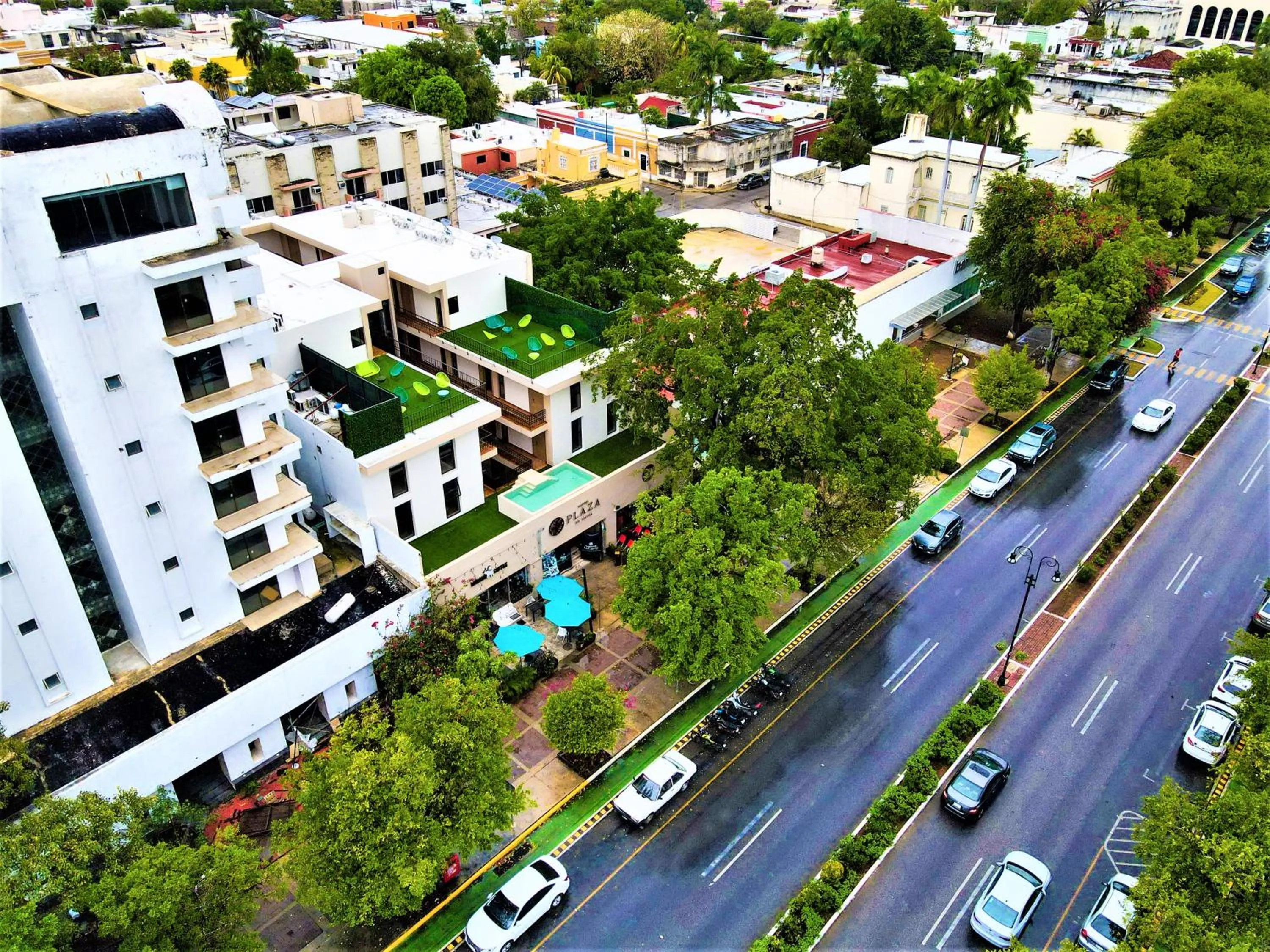 Bird's eye view in Hotel Plaza by Kavia